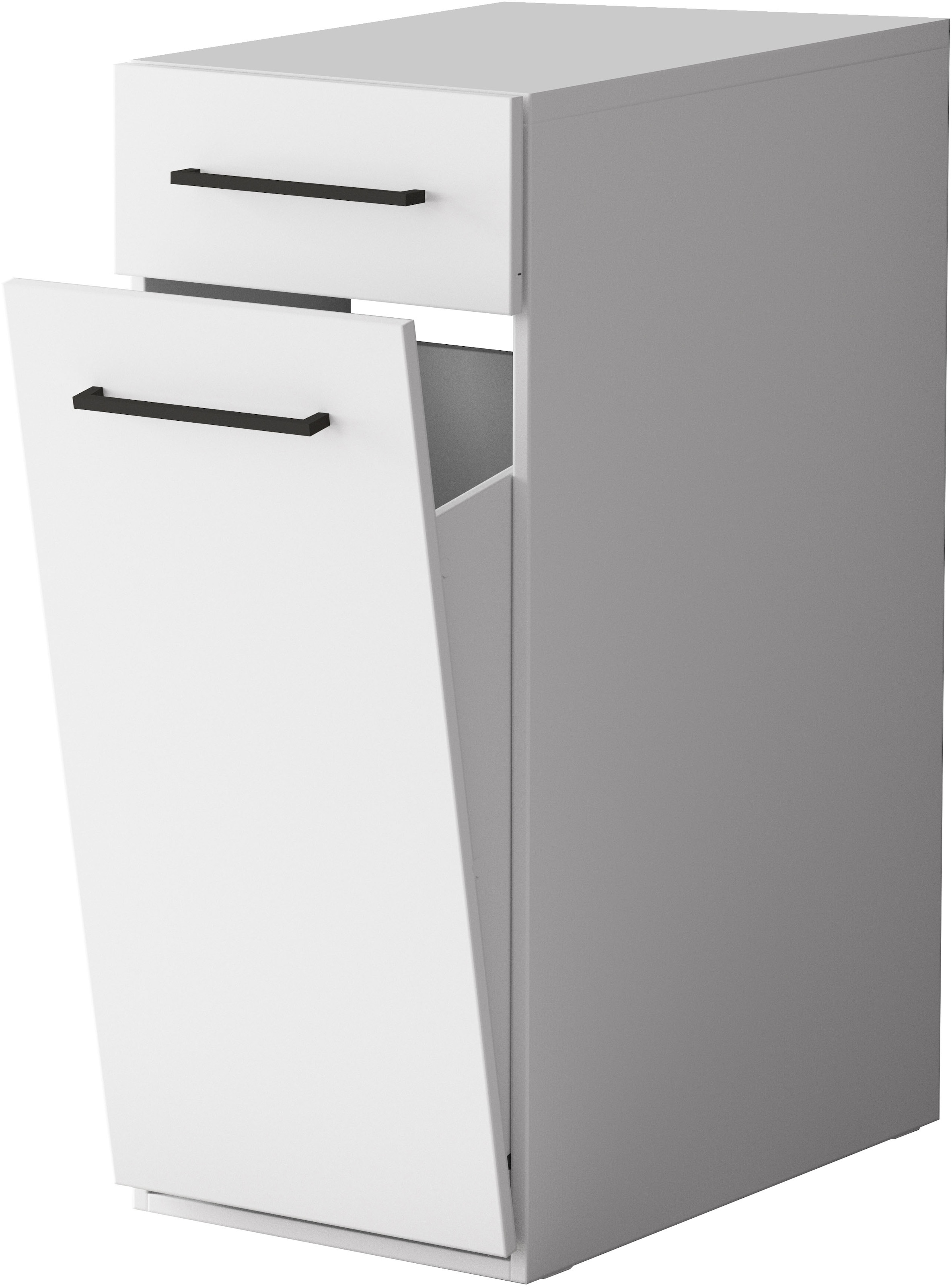 KOCHSTATION Armoire à linge »KS-Linda« largeur 40 cm, avec panier à linge intégré, parois de 25 mm d'épaisseur