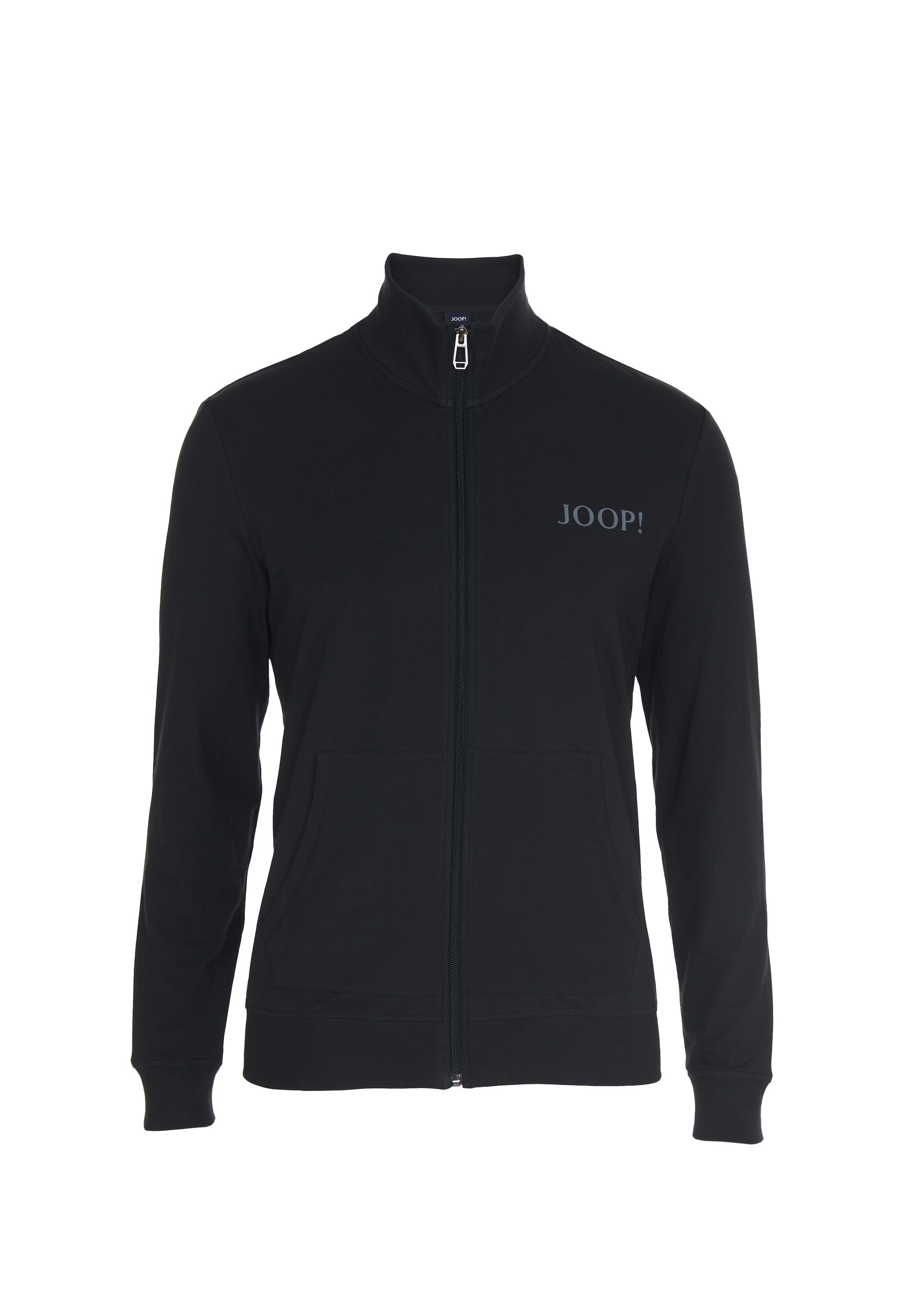 JOOP! Veste sweat »Comfort« Stehkragen, Regular Fit, geteilte Kängurutaschen, langärmelig