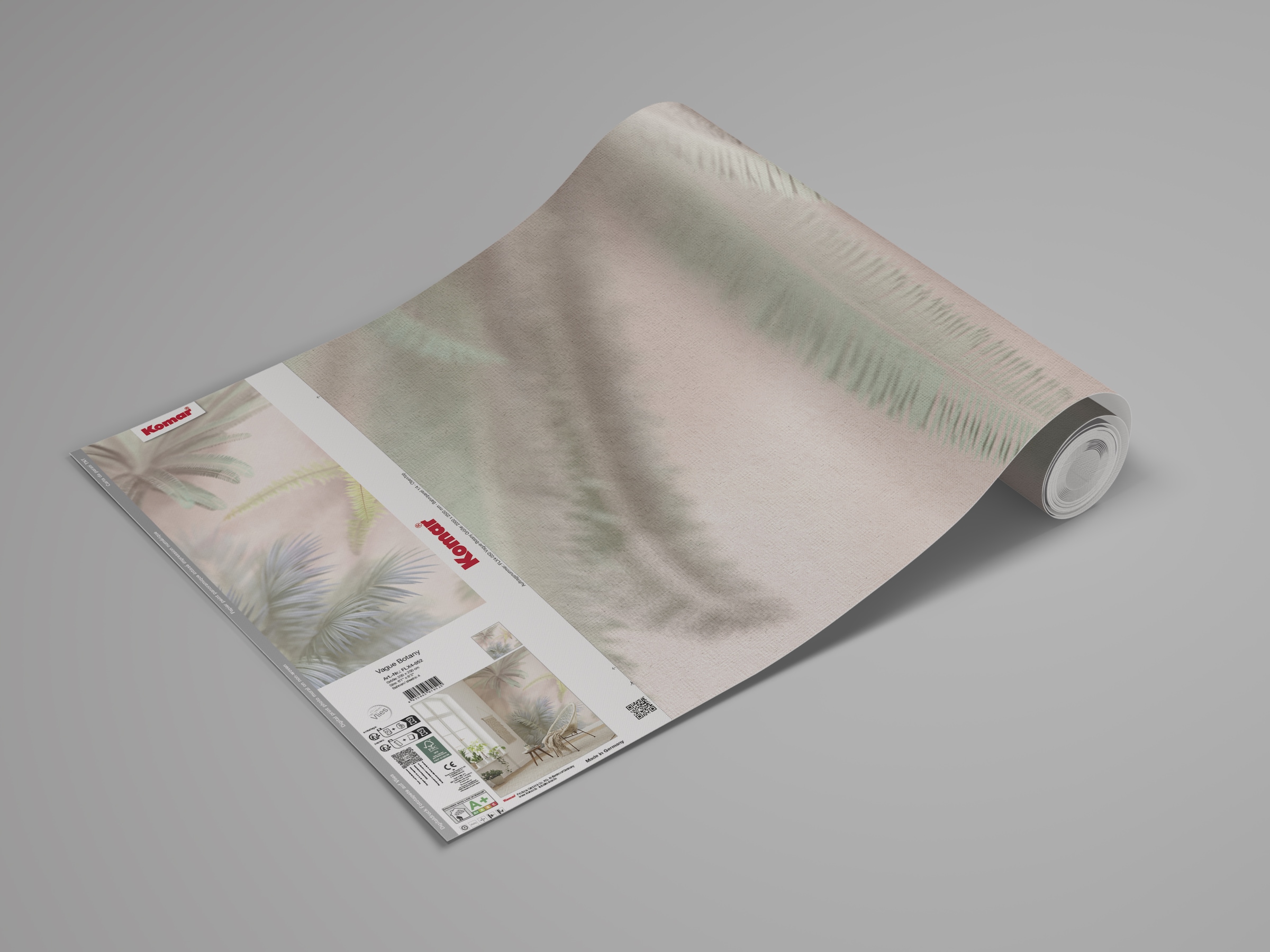 Komar Papier peint photo »Komar Vlies Fototapete - Vague Botany - Grösse 200 x 250 cm« imprimé