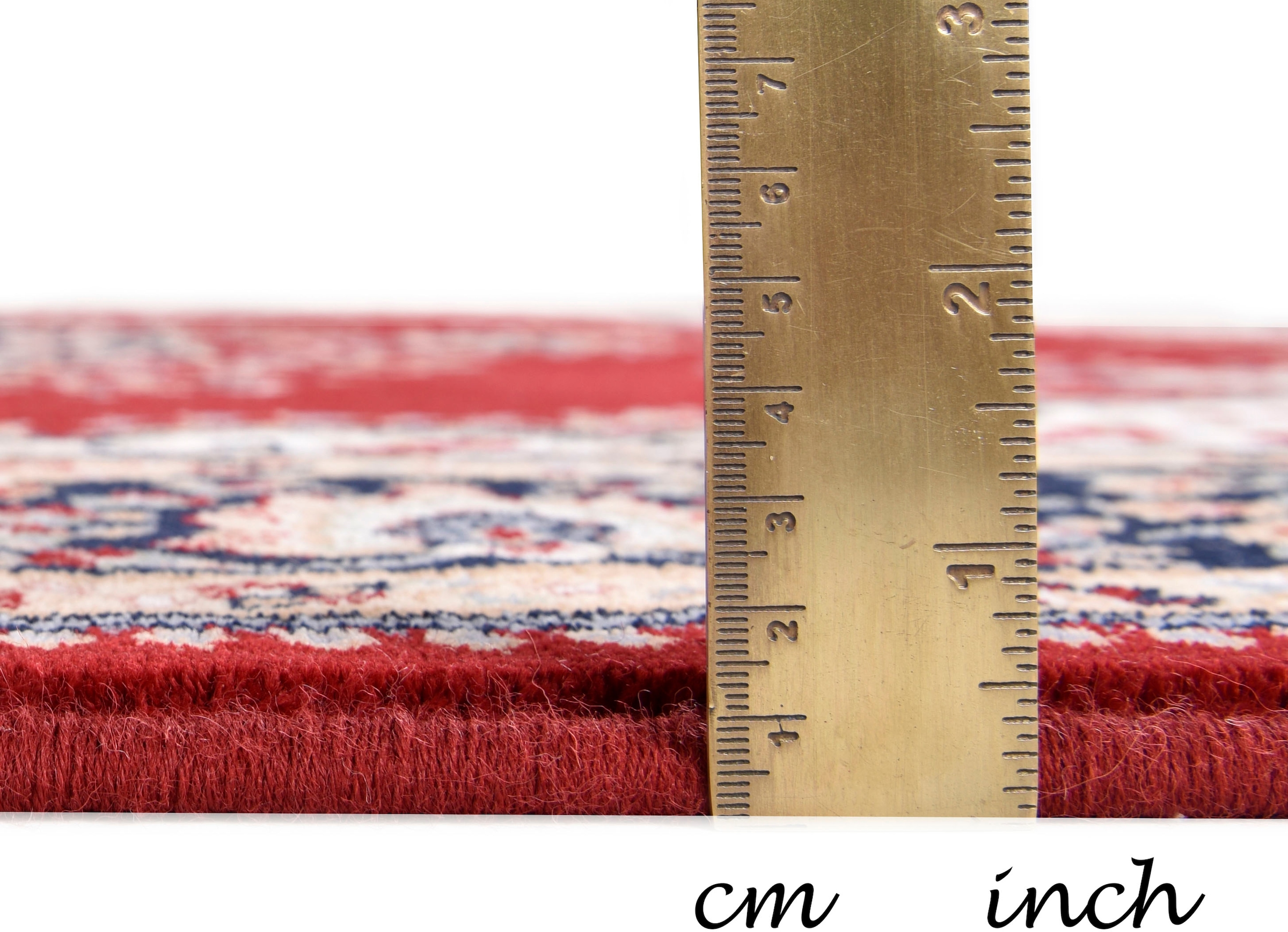 THEKO Tapis en laine »Dolna - 809« Rectangulaire 10 mm Höhe Kurzflor, reine Wolle, Orient-Optik