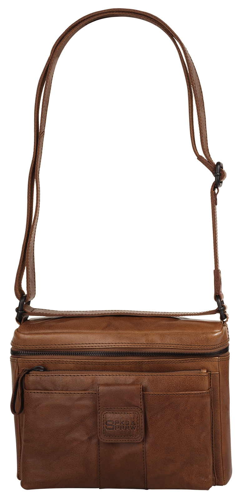 Spikes & Sparrow Sac à bandoulière »SPIKES & SPARROW Damen echt Leder« cuir véritable