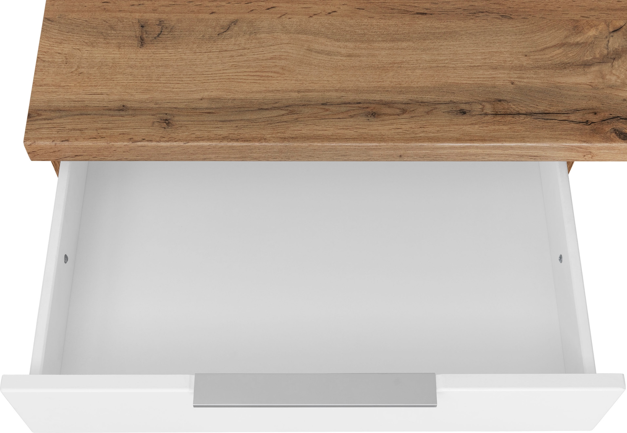 KOCHSTATION Winkelküche »KS-Luhe« Stellbreite 240x180 cm, wahlweise mit oder ohne E-Geräten, MDF-Fronten