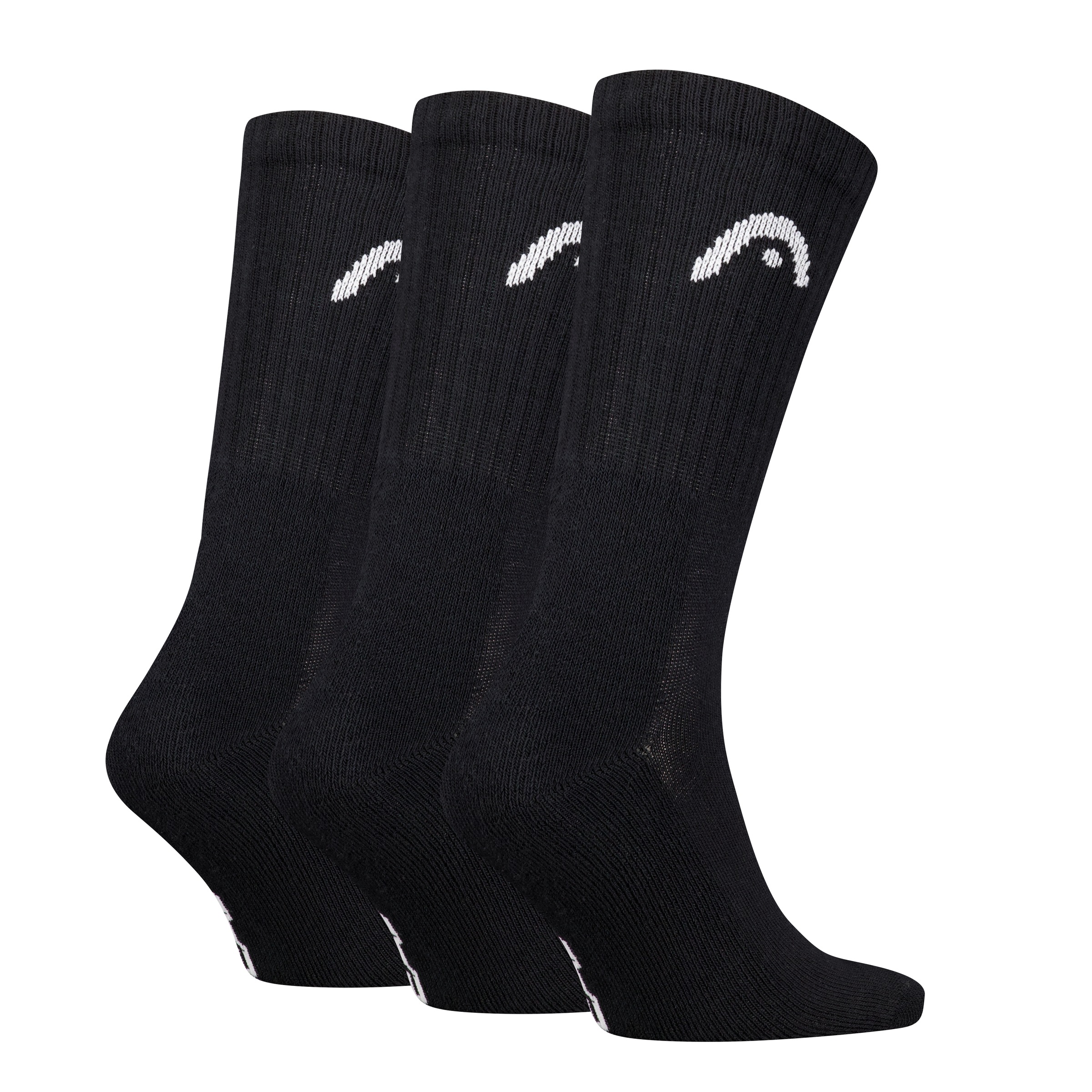 Head Chaussettes de tennis »HEAD ALL SPORTS TRAINING CREW« 3 Paar,  mit gepolsterter Sohle für Dämpfung und zusätzlichen Komfort