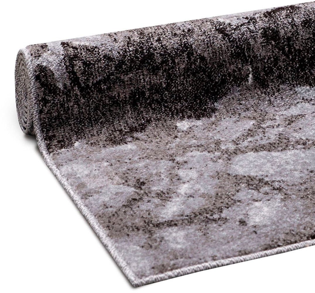 my home Teppich »Sonnenhang« rechteckig 9 mm Höhe mit besonders weichem Flor, Kurzflor, modernes Marmor Design