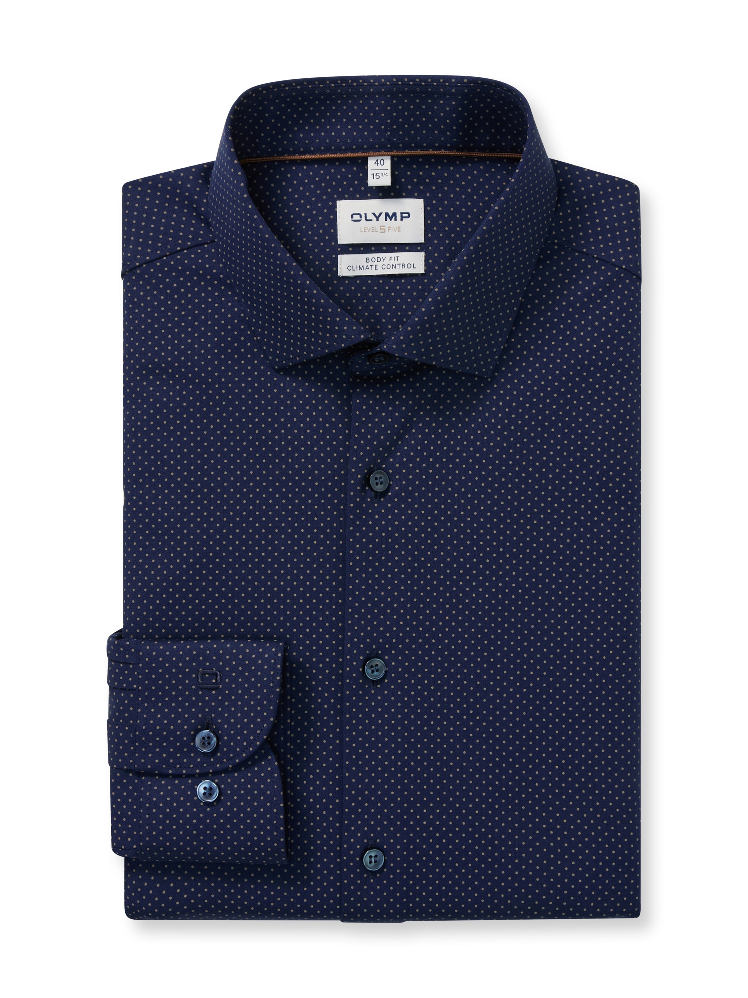 OLYMP Chemise à manches longues »Level Five« Businesshemd, body fit, Modern Kentkragen