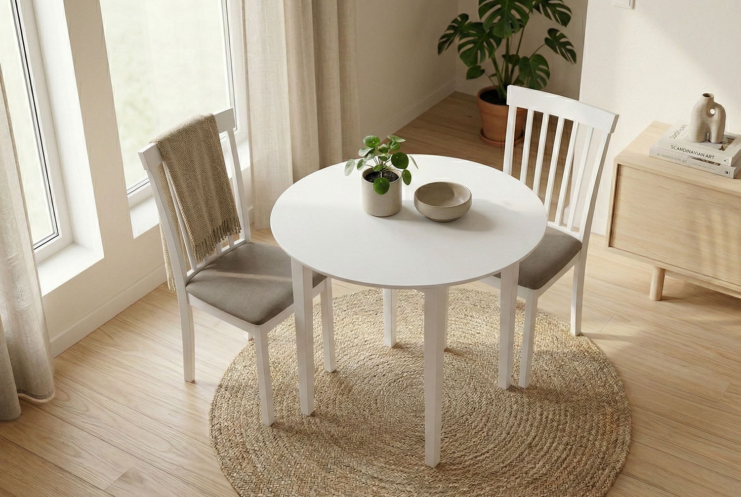 Jahnke Esszimmerstuhl »LITE SIT DUO« (Set) Esszimmerstuhl (2er Set), Massivholz, Samt-Stoff, bis 110 kg belastbar