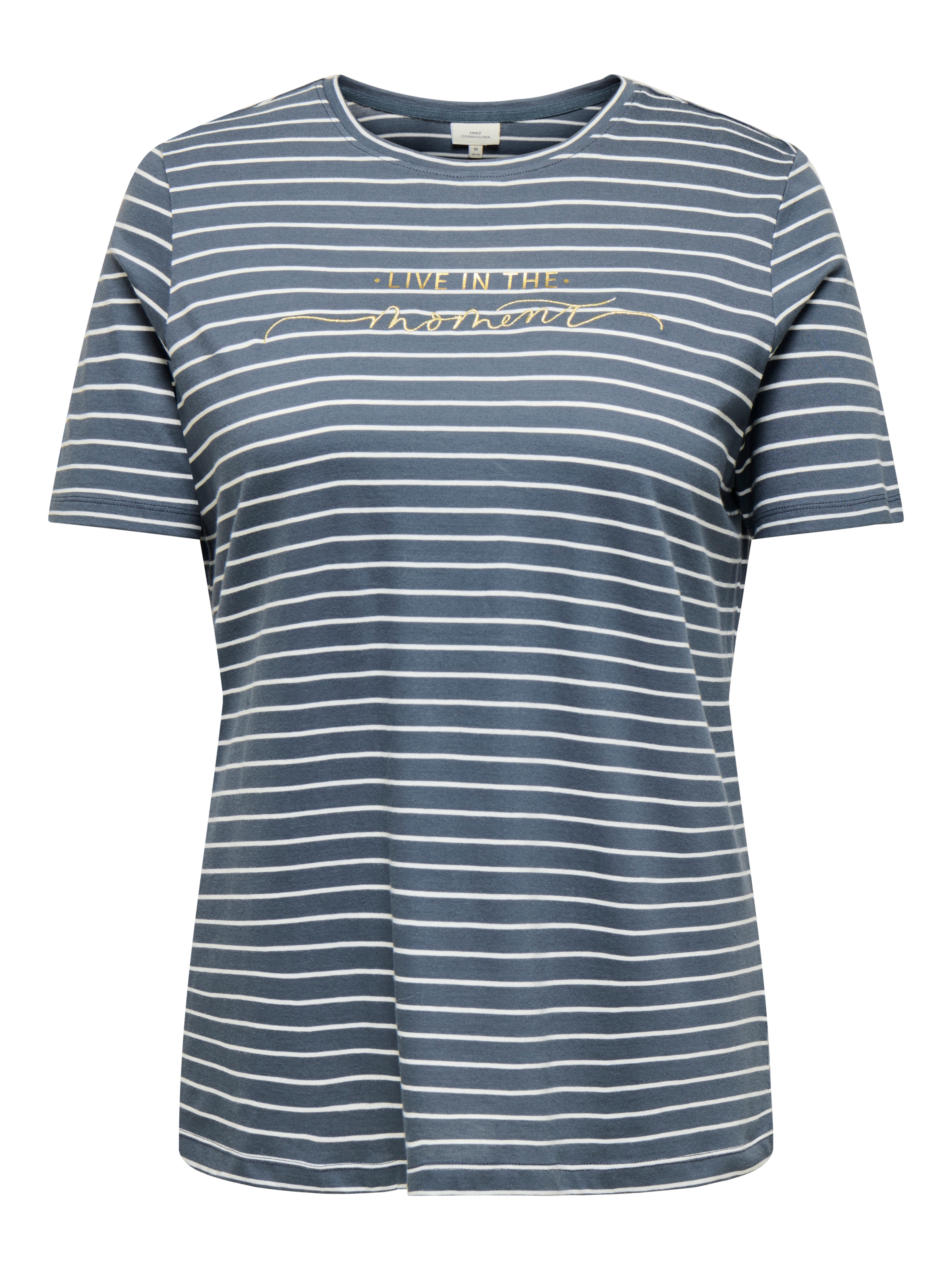 ONLY CARMAKOMA T-shirt »CARJOSHUA S/S O-NECK REG TEE JRS« Coton, coupe régulière