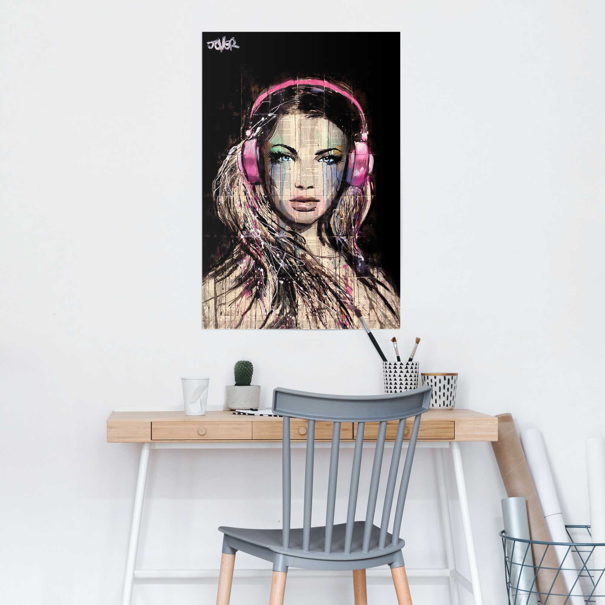 Reinders! Poster »DJ Girl Loui Jover« 1 Stk. tlg.