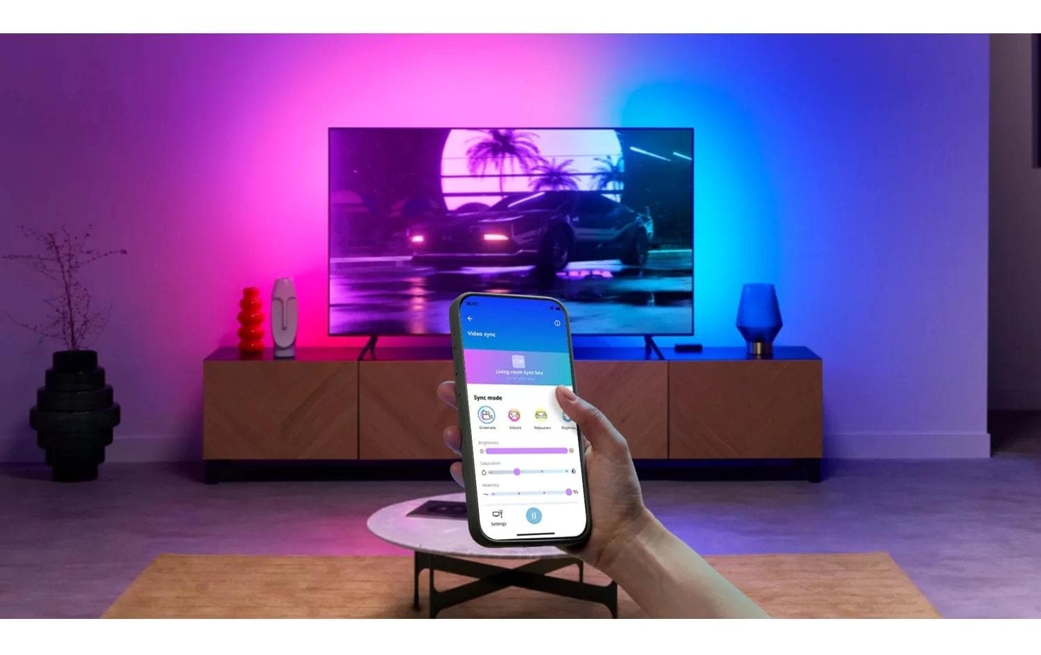 WiZ Smarte LED-Leuchte »Sync box 55 - 65 EU« WLAN