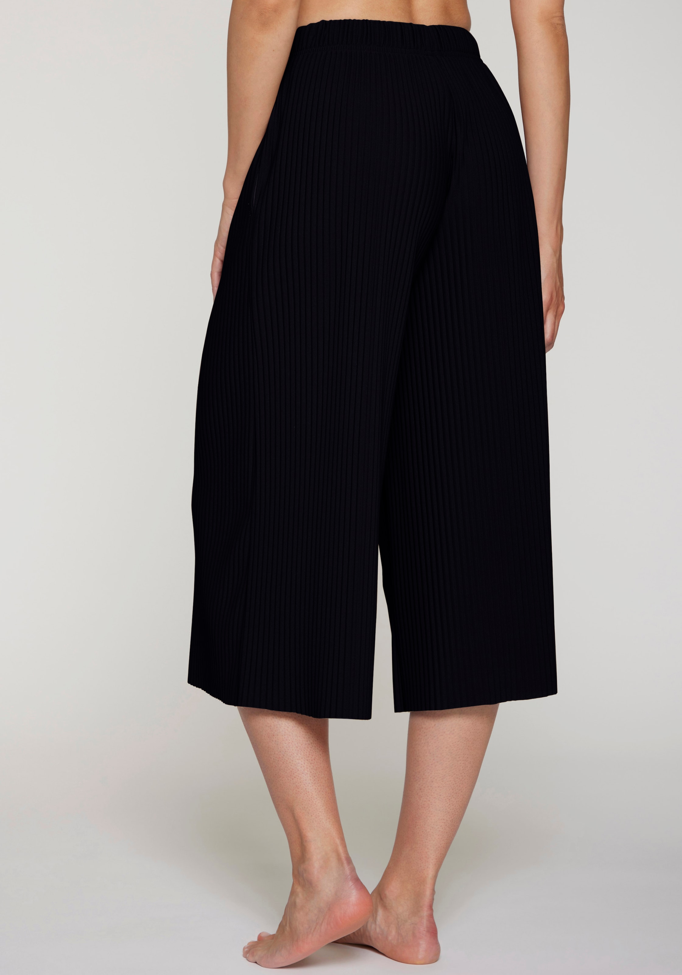 LASCANA Jupe-culotte  forme ample avec plis plissés
