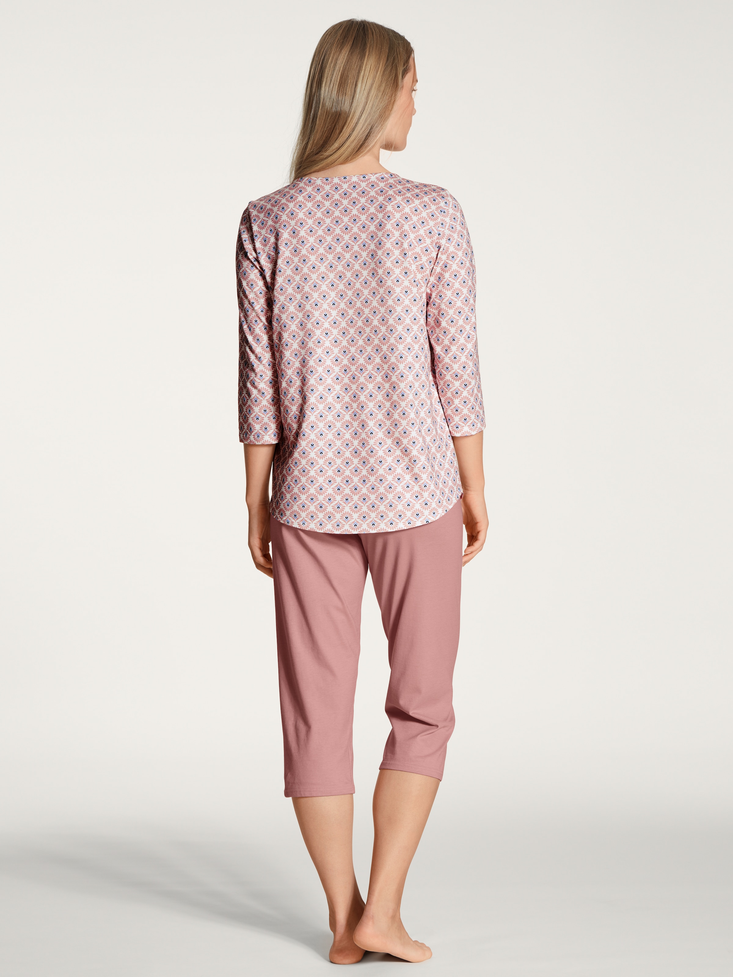 CALIDA Capri-Pyjama »Lovely Nights« 2 tlg. mit modern Fit