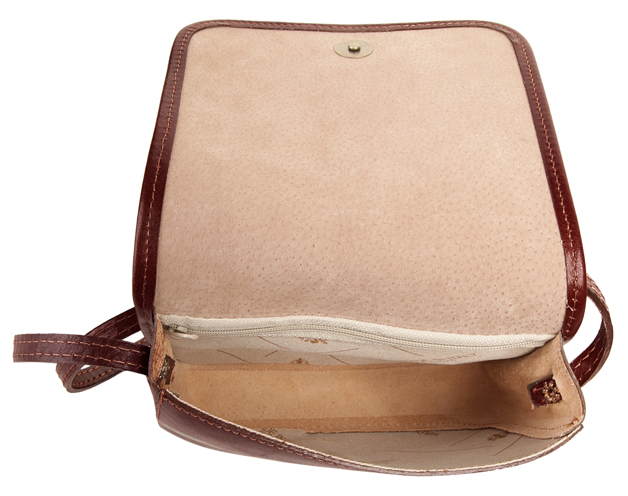 Piké Umhängetasche echt Leder, Made in Italy