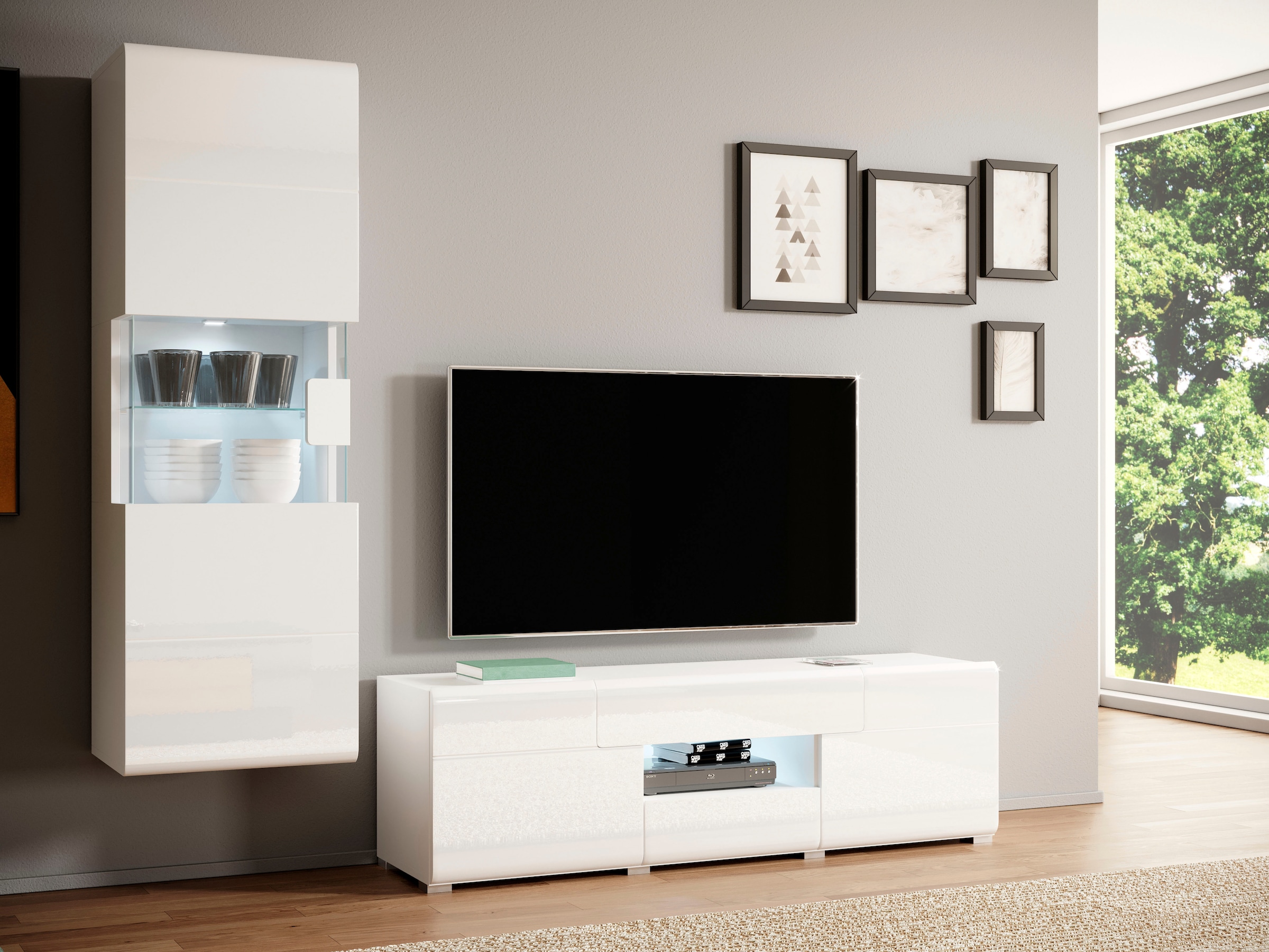 GOODproduct Meuble mural »Toledo« 2 cuis tlg.