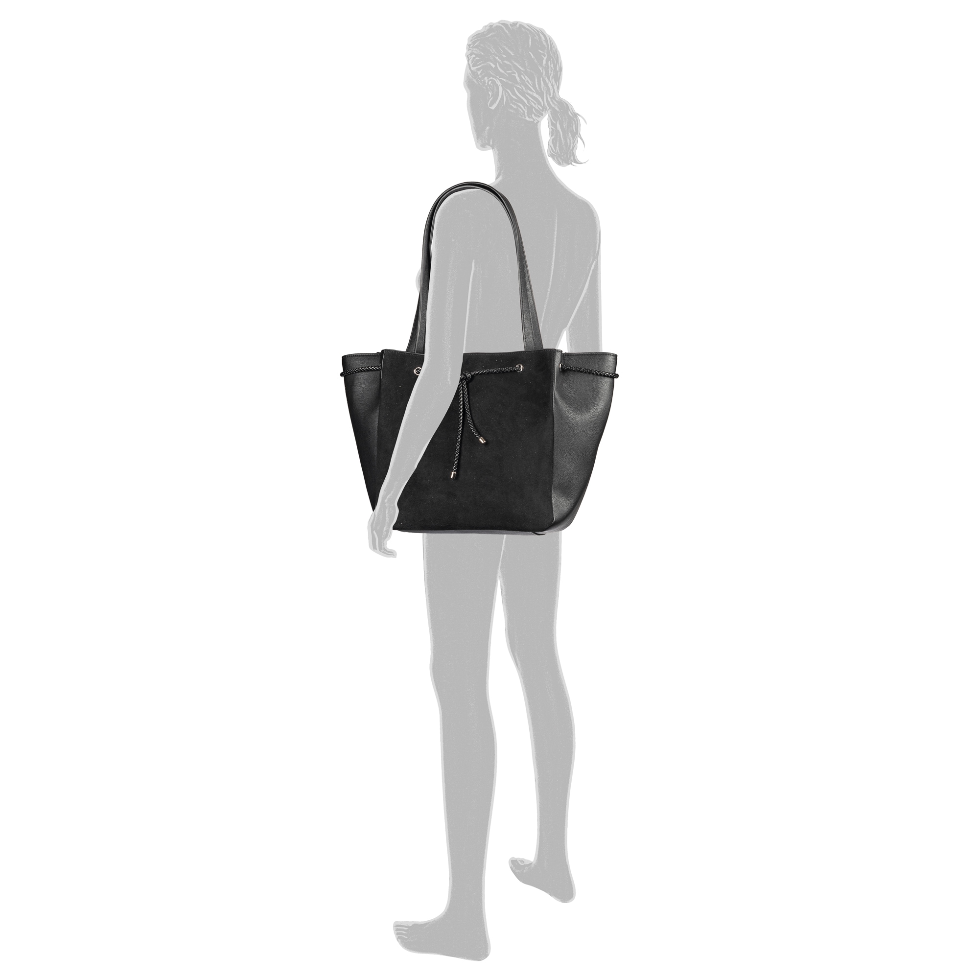 Gabor Shopper »Letitia« sac à main pour femmes avec garniture en ruban