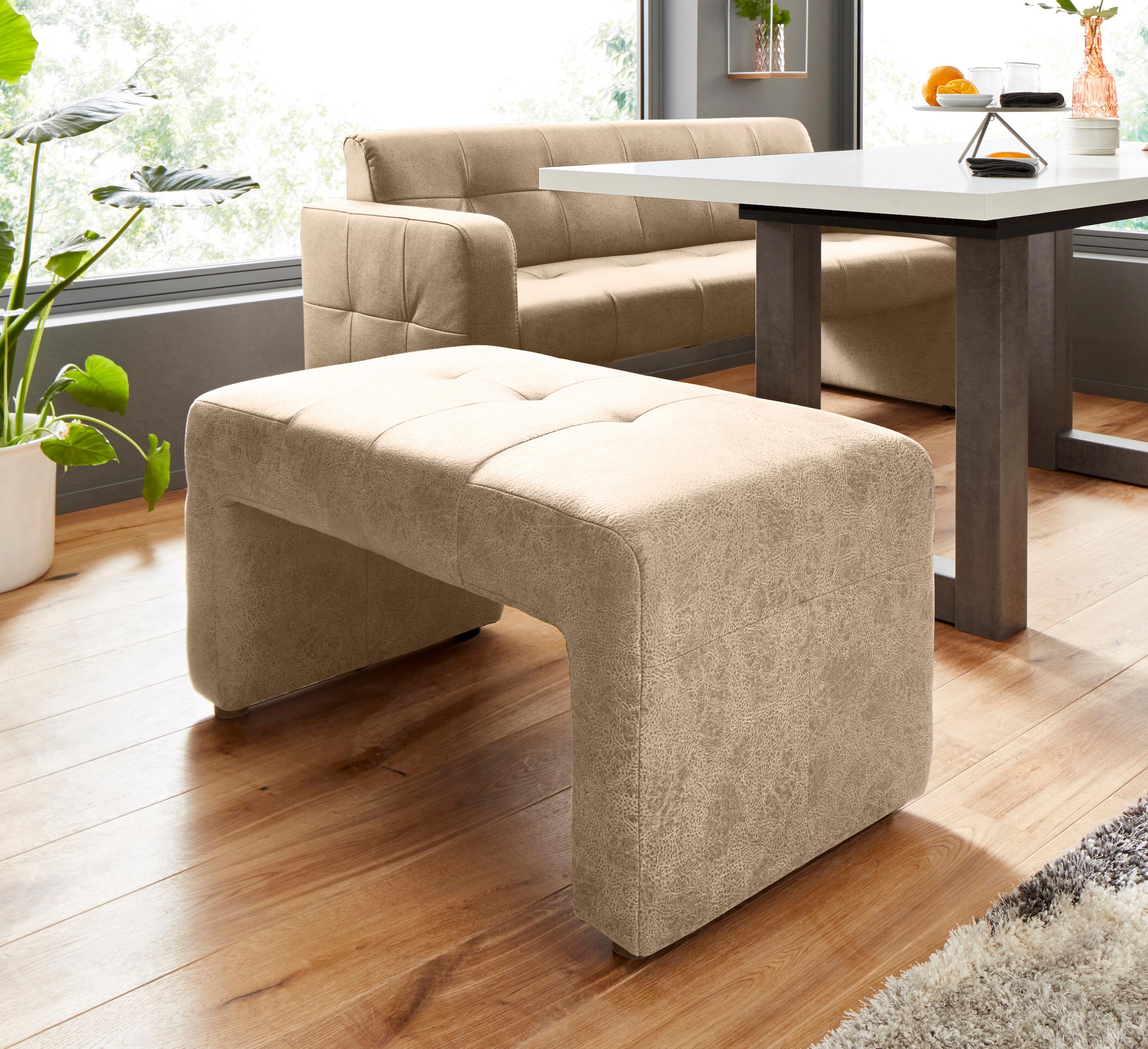 exxpo - sofa fashion Tabouret rembourré Breite 100 cm