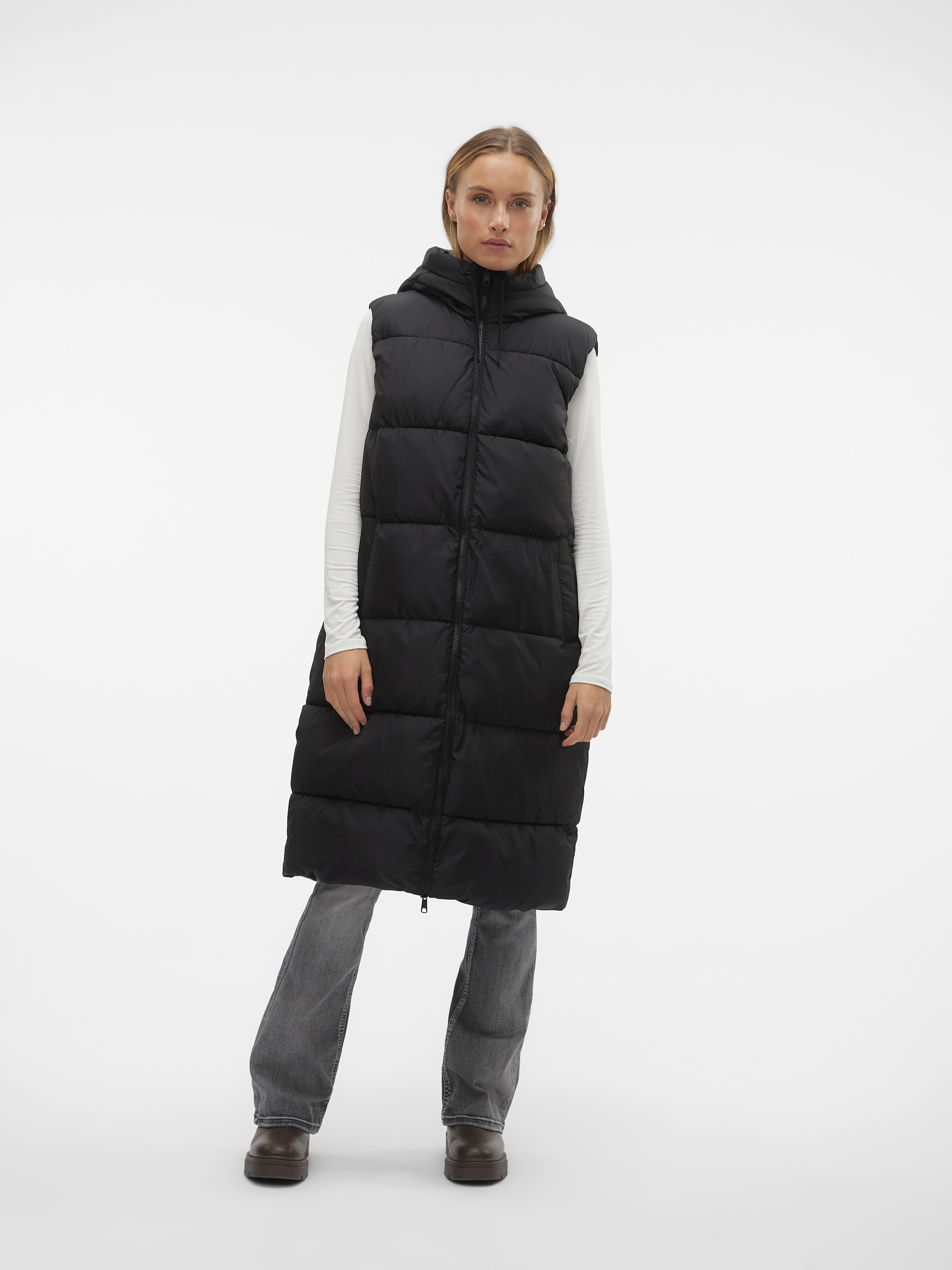 Vero Moda Steppweste »VMLIGAANE WAISTCOAT NOOS«