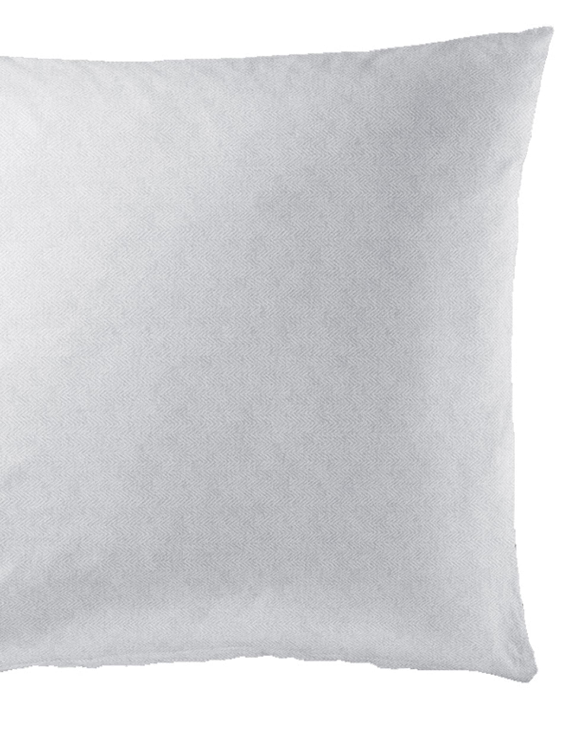 BIERBAUM Bettwäsche »Senci in 135x200 oder 155x220 cm« 2 Stk. tlg. Uni Optik mit feinem Fischgrätmuster, pflegeleicht, 100% Baumwolle