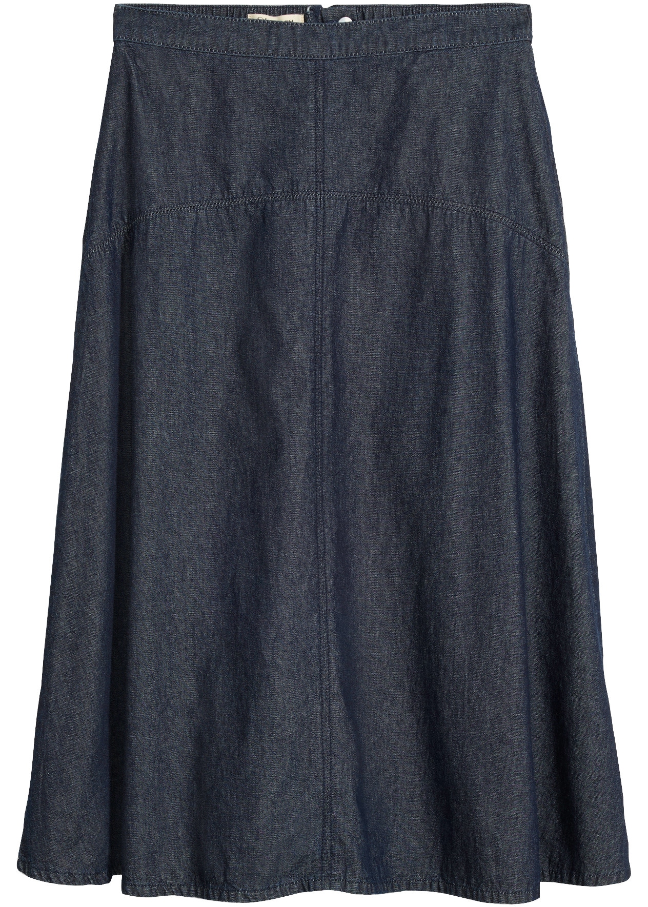 bonprix Jupe en jean en coton, avec une coupe élégante