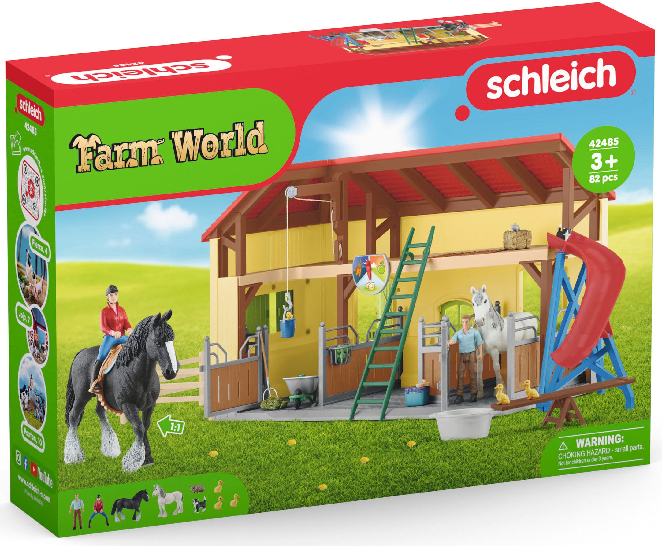 Schleich® Monde de jeu »FARM WORLD, Pferdestall (42485)«