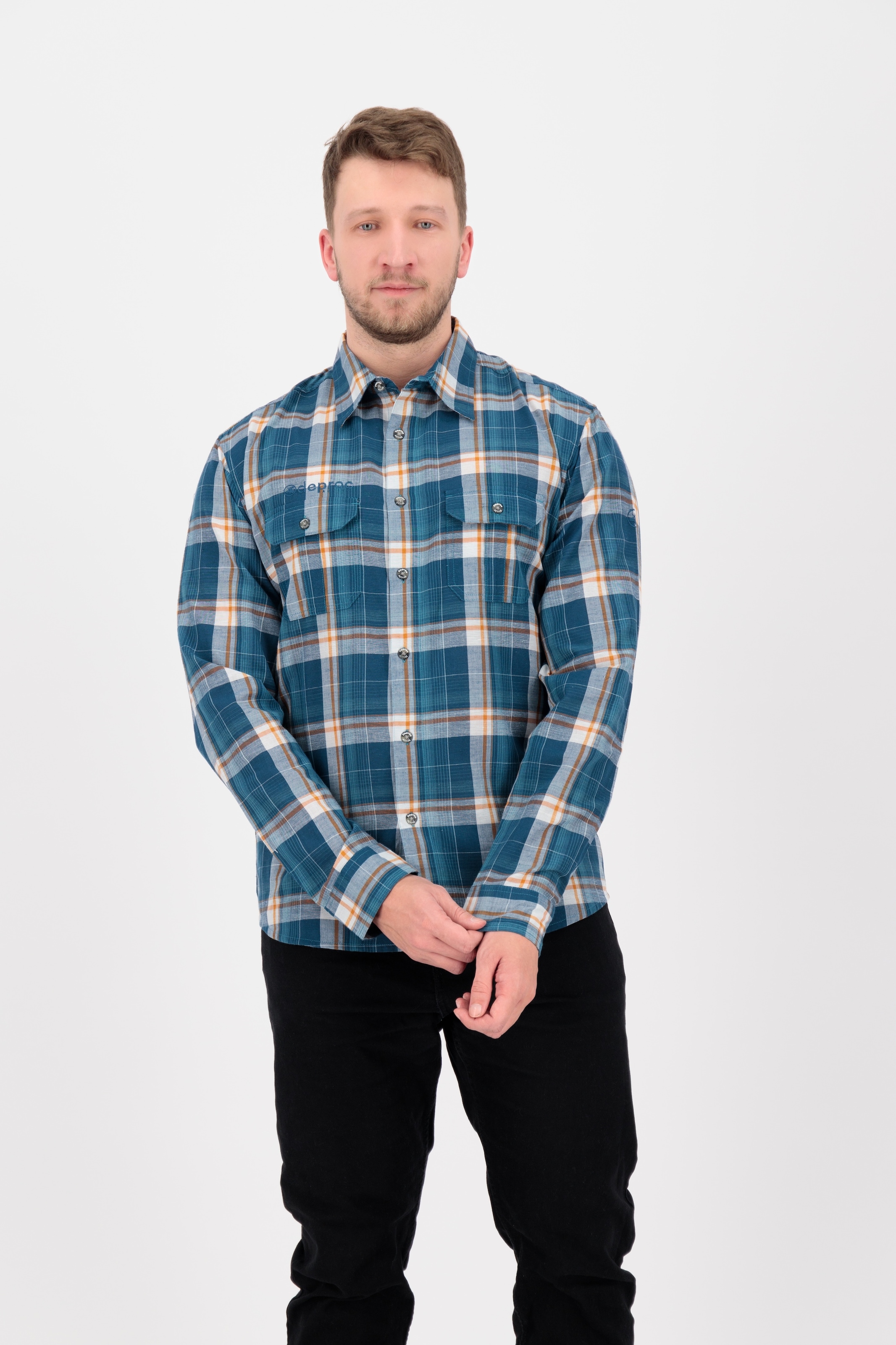 DEPROC Active Outdoorhemd »DENVER M MEN« auch in Grossen Grössen erhältlich