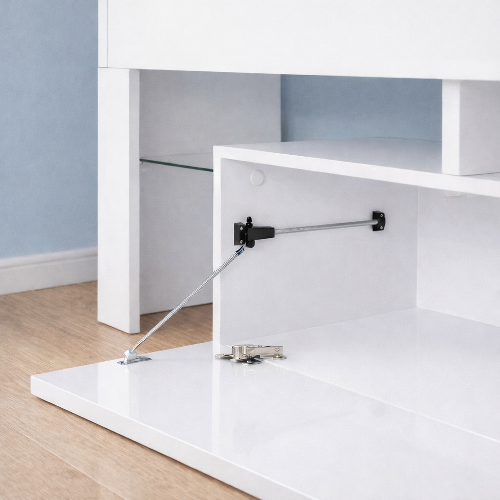GOODproduct Table basse »MONICA, TV-Board, TV-Kommode, TV-Schrank, TV-Unterschrank, TV-Möbel« Modernes Hochglanz TV-Board in 2 Farben, grifflos mit Push-to-Open