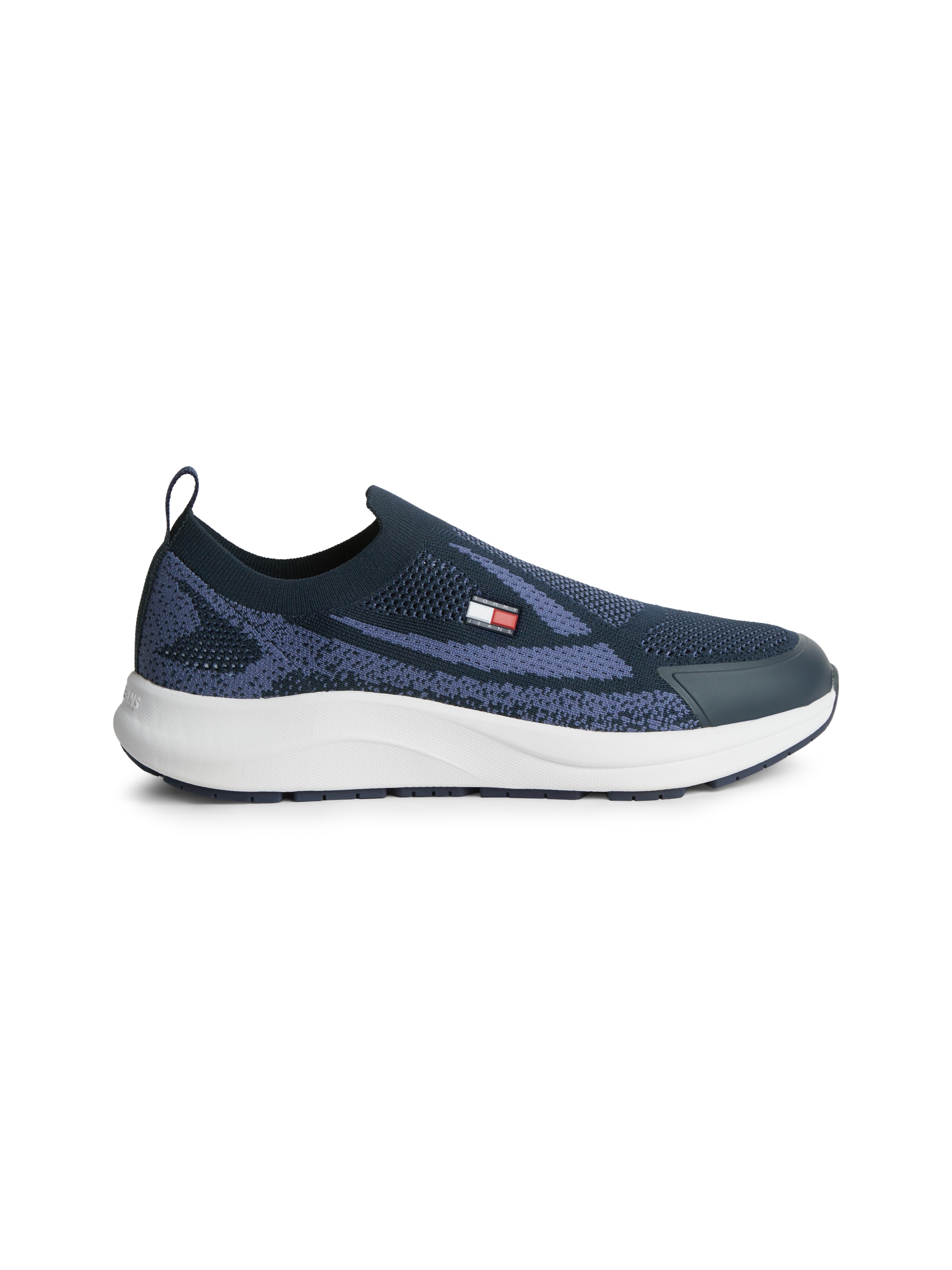 Tommy Jeans Baskets slip-on »TJM KNITTED RUNNER«  Slipper, Halbschuh, Schlupfschuh mit Kontrastbesätzen