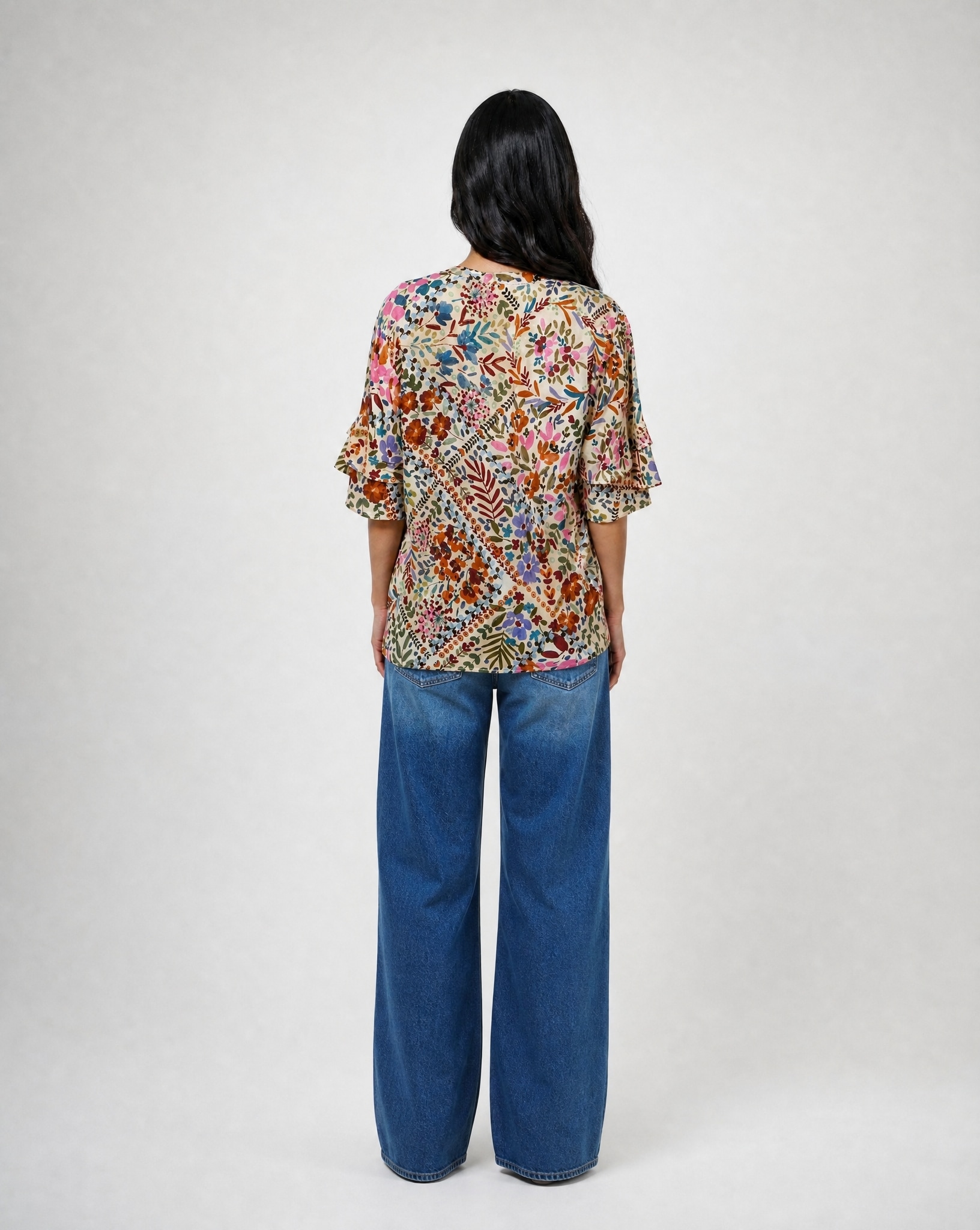 Smith & Soul Blouse à manches courtes avec imprimé intégral