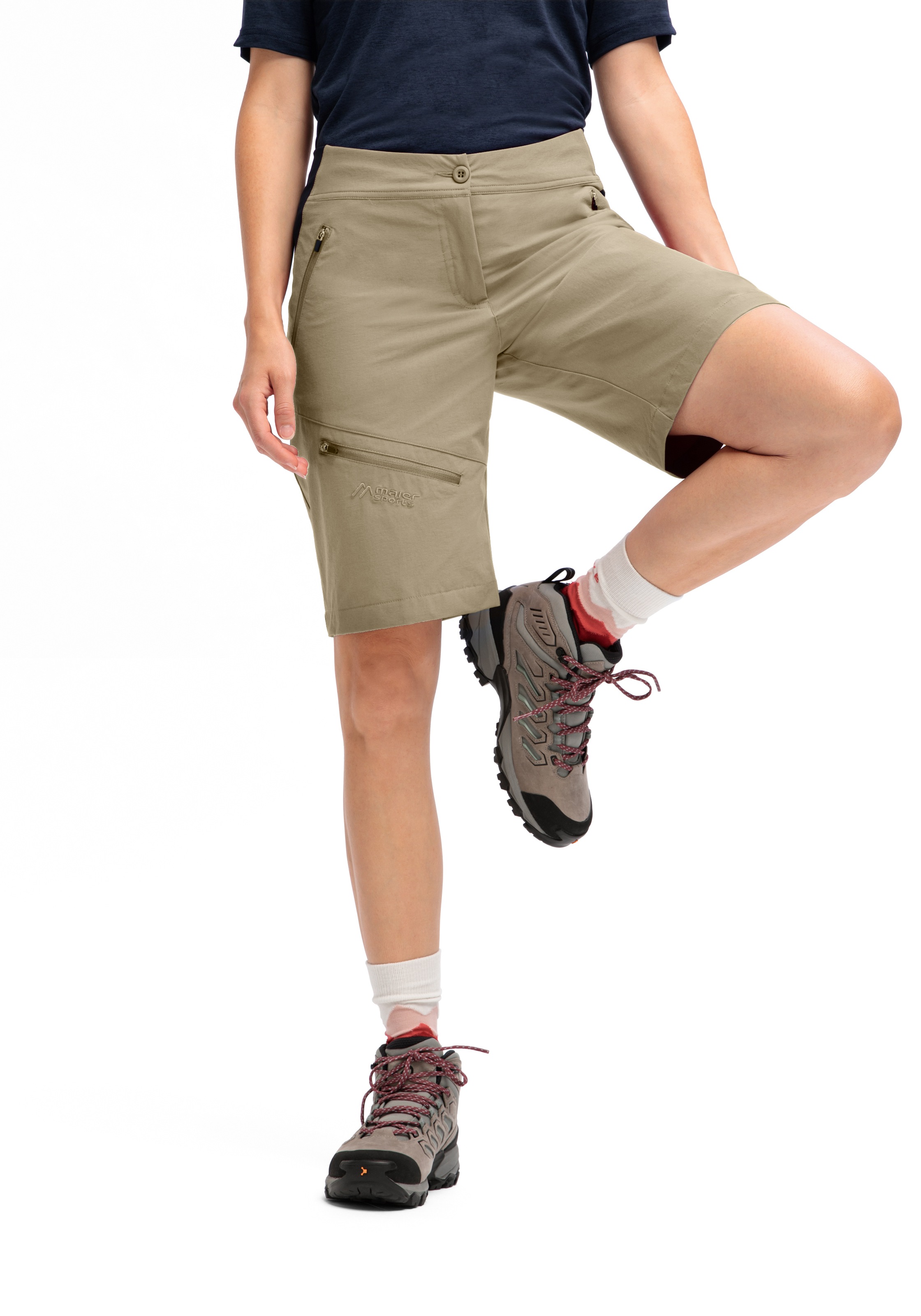 Maier Sports Pantalon de plein air »Inara Short Vario«  Damen Shorts, kurze Wanderhose, Outdoor-Hose, 4 Taschen, Regular Fit