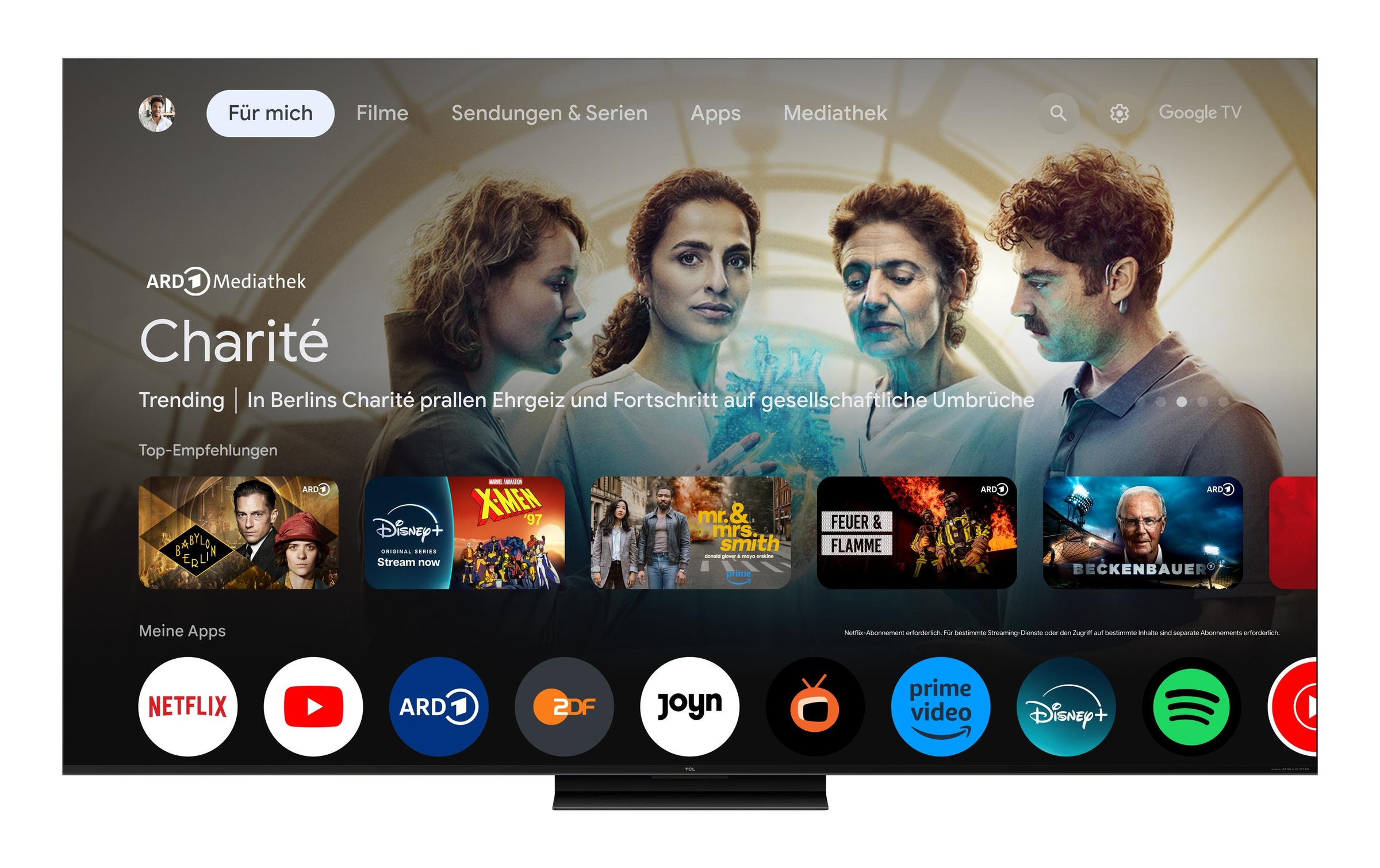 TCL Téléviseur QLED »85C7K« 216 cm/85 ″