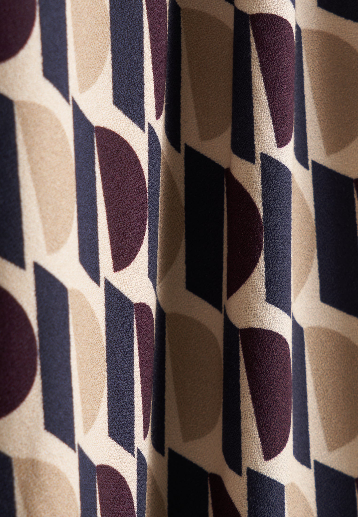 seidensticker Klassische Bluse »Schwarze Rose« Tunika Druck