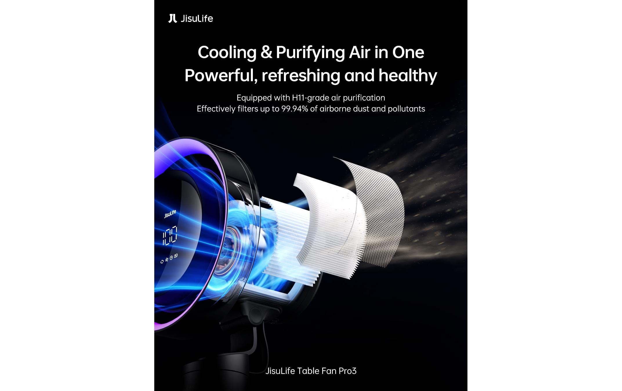   Ventilateur de table »Jisulife Pro3«