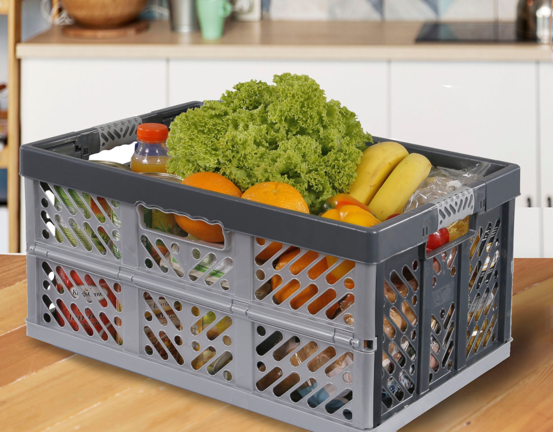 keeeper Boîte pliante »ben, Profi-Klappbox mit Soft-Touch-Griffen, 54 x 37 x 28 cm« Soft-Touch-Griffe, zusammenklappbar