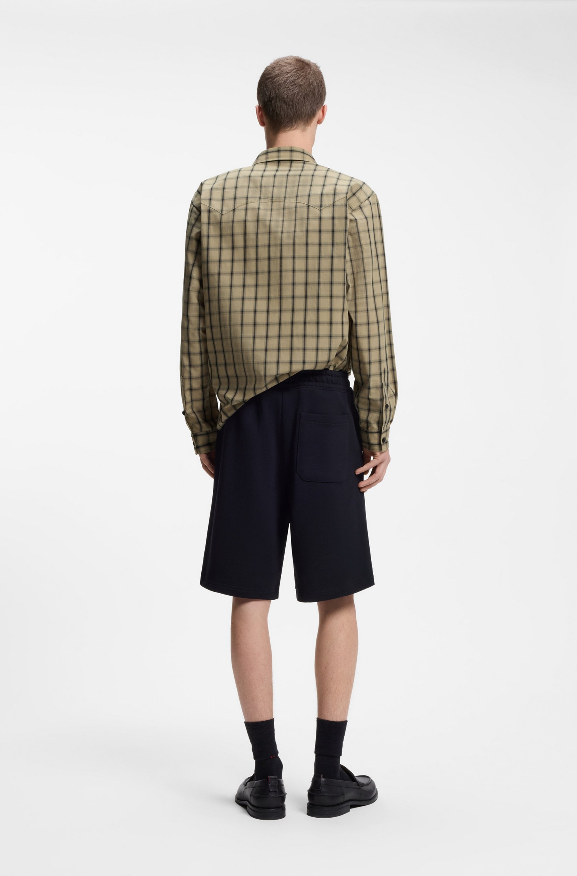 HUGO Blue Sweatshorts »Nomario«  mit grossem Druck