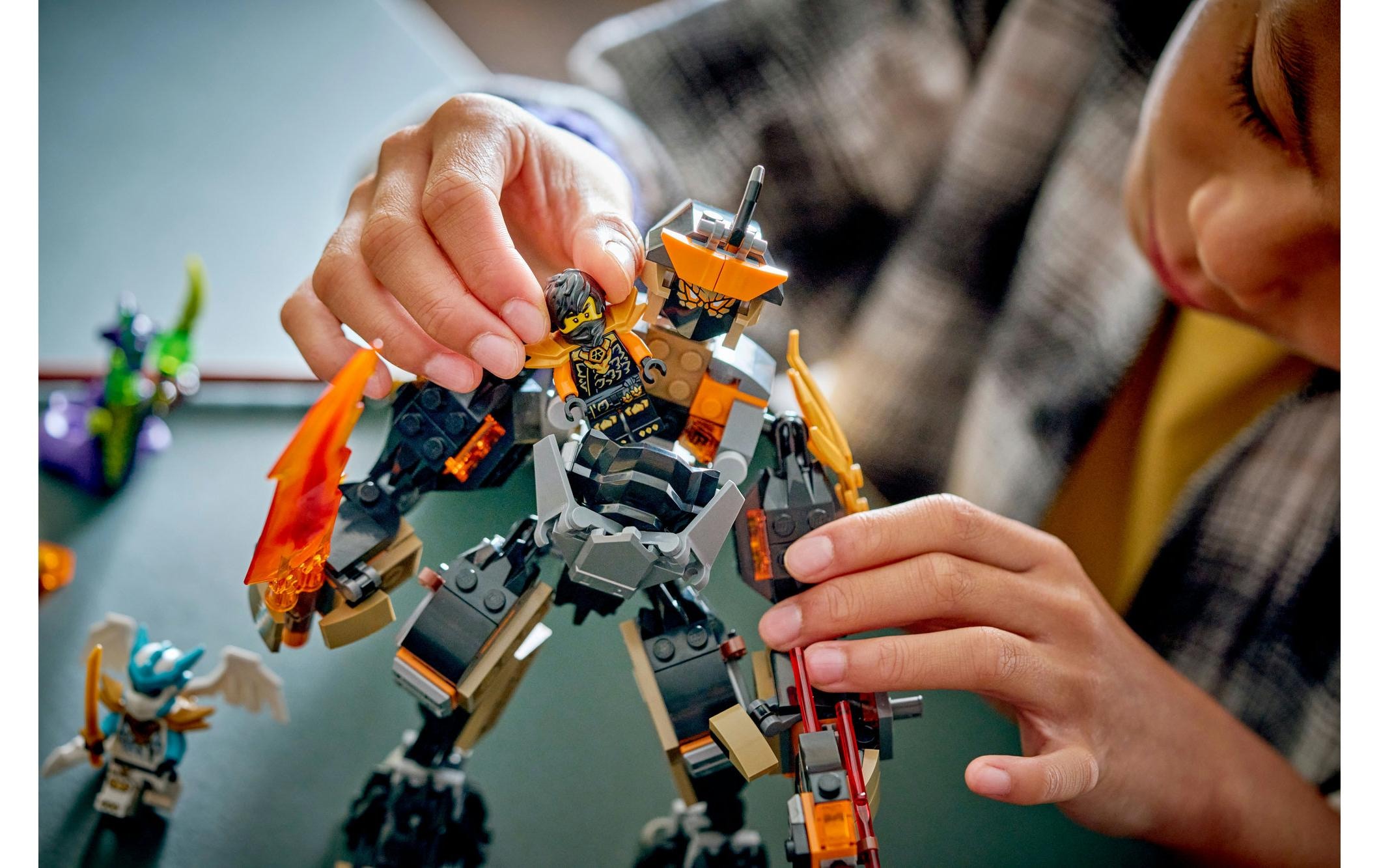   Pions de construction »Ninjago Coles Action-Mech und Drachen-Zane 71854« Kategorie: Fantasy-Welt