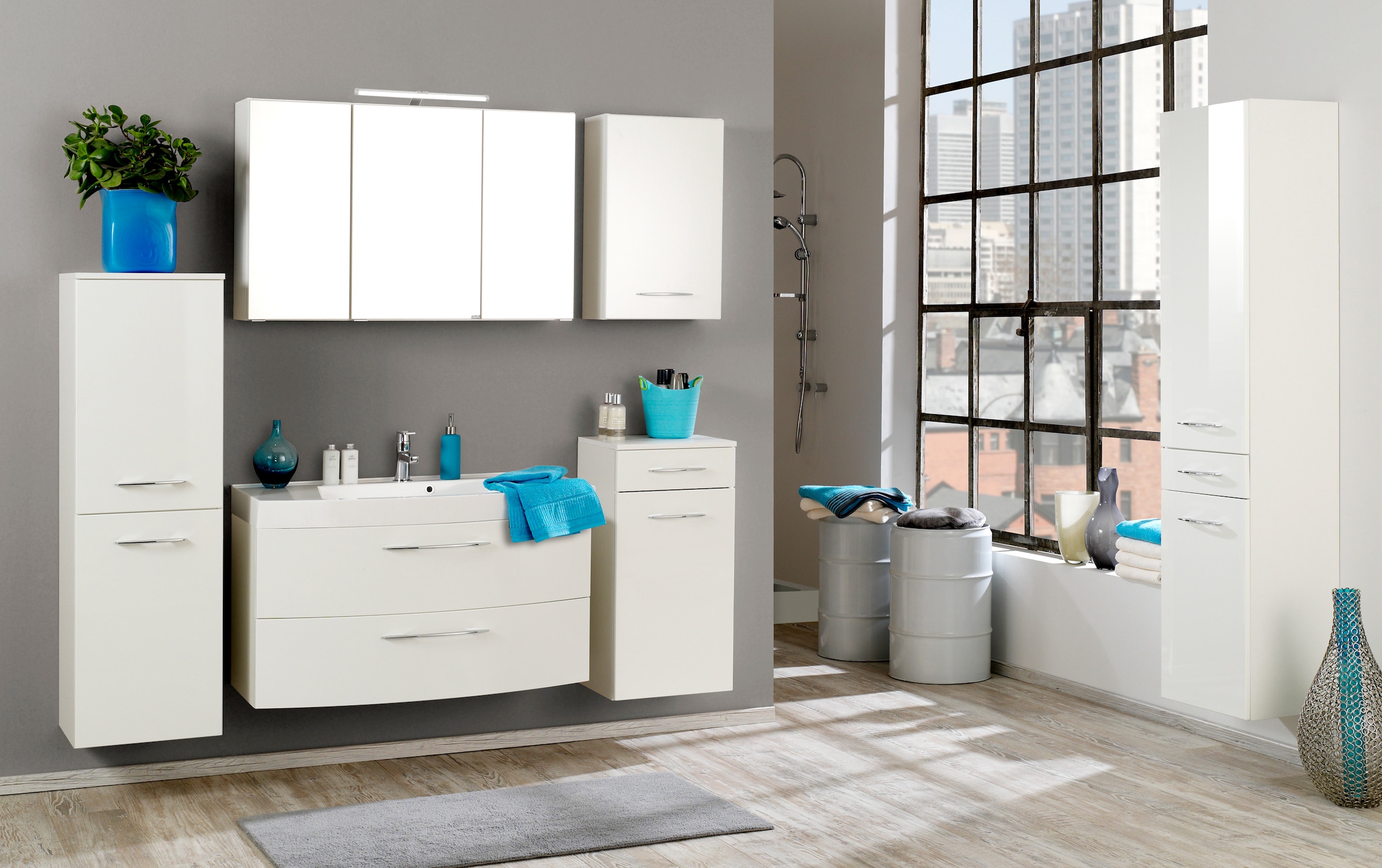 welltime Ensemble de meubles de salle de bain »Florida« 2 cuis tlg.