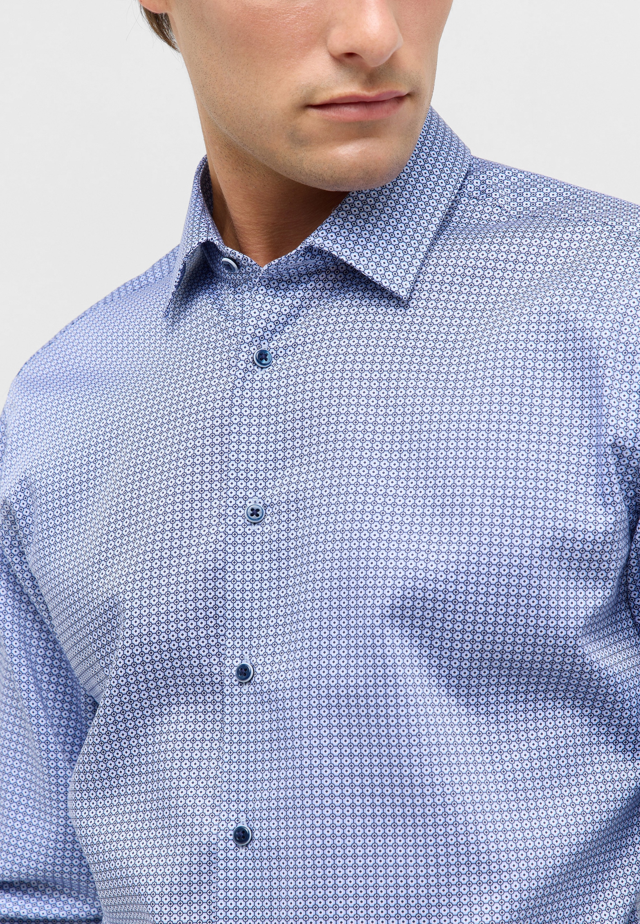 Eterna Chemise à manches longues »SLIM FIT« NON IRON (bügelfrei)