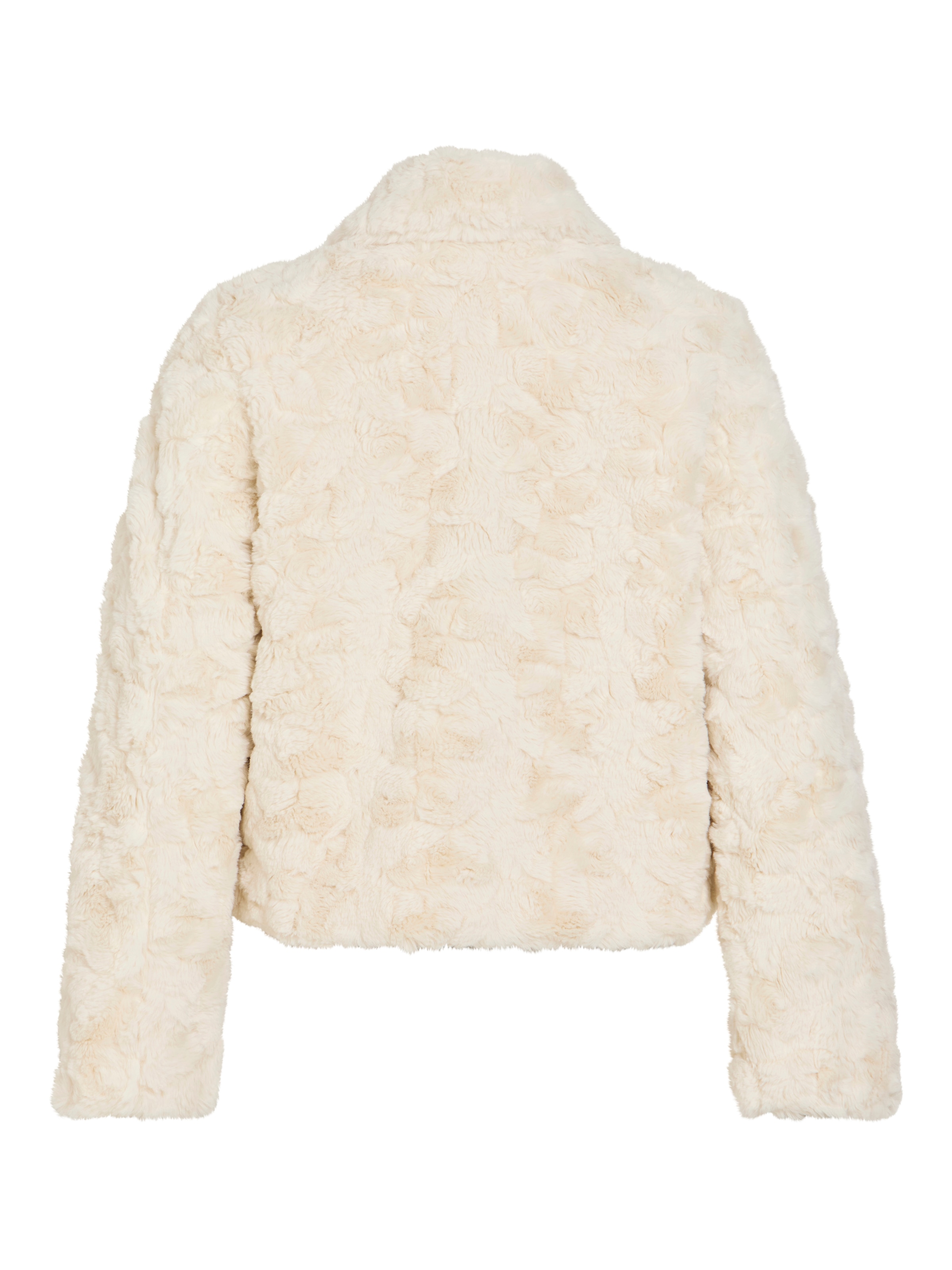 Vila Veste courte »VIDORTE NEW L/S JACKET/PB« en fausse fourrure avec patte de boutonnage