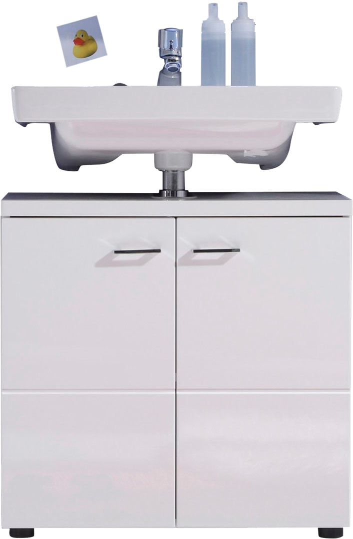 trendteam Armoire sous lavabo »Nightlife« Waschbeckenunterschrank mit 2 Türen - (B/T/H) 65/35/63 cm