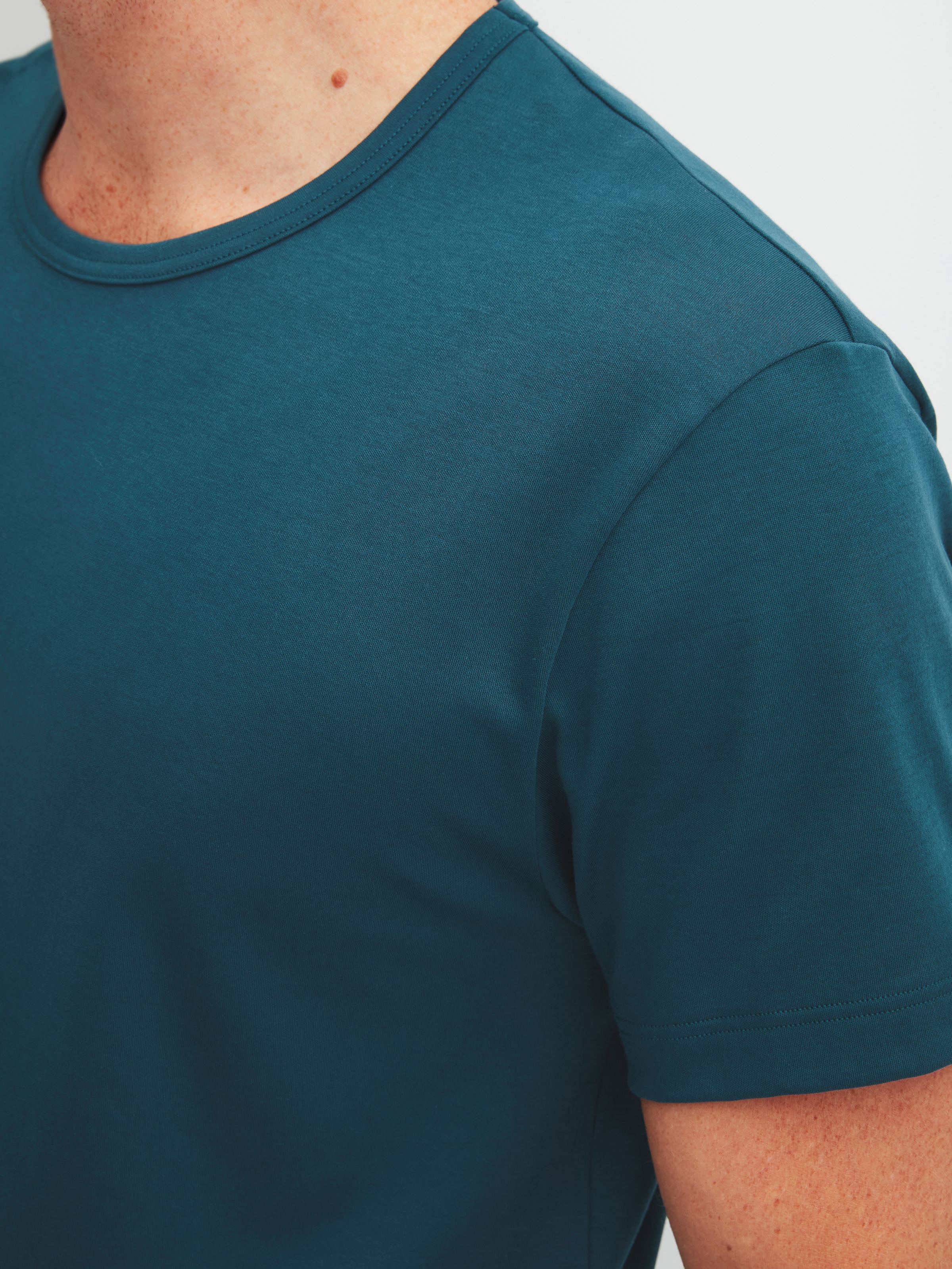 CALIDA Pyjama »Relax Streamline 1« 2 pièces mit Rundhalsausschnitt und kurzem Arm, weich, Interlock Qualität