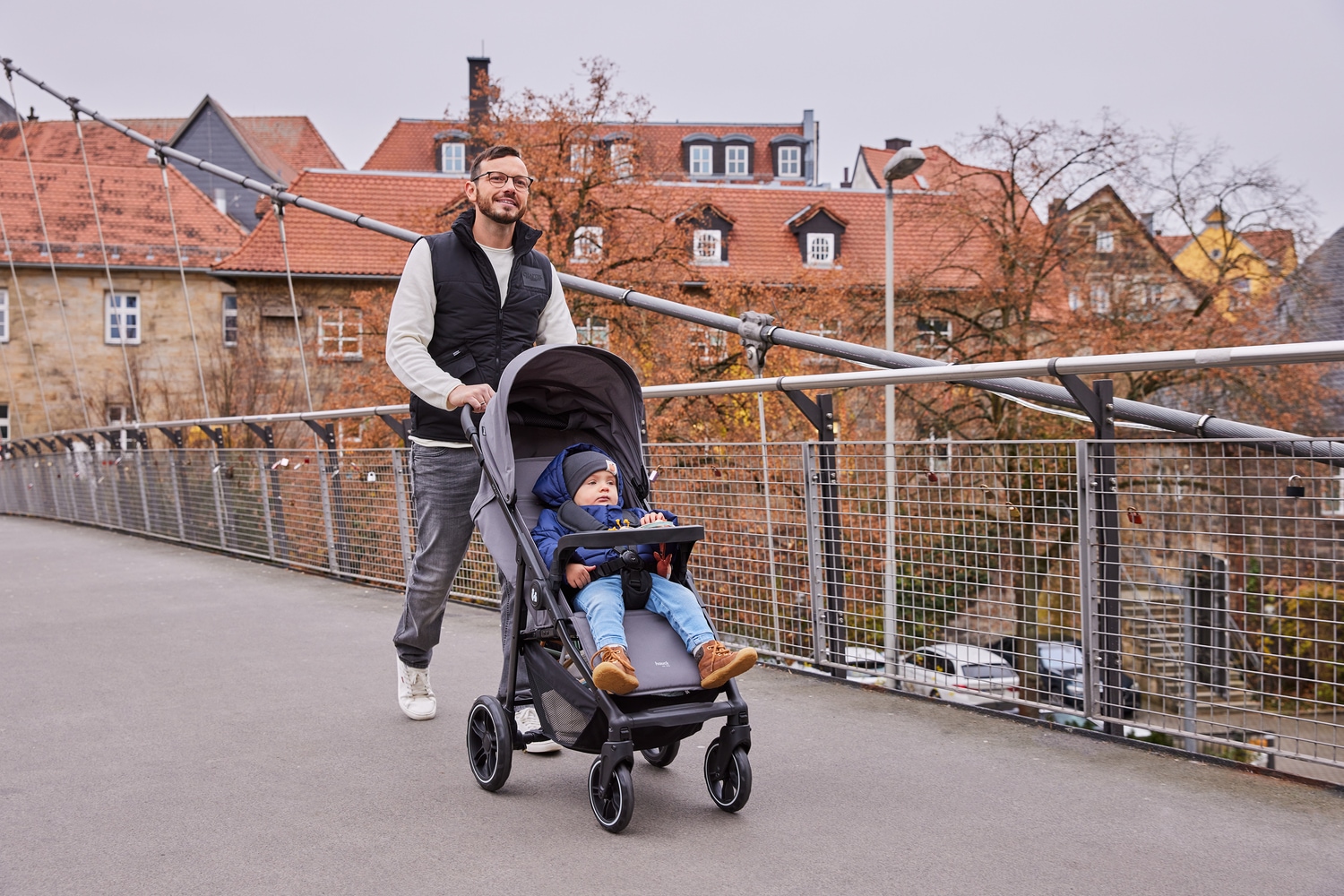 Hauck Poussette pour enfants »Shop N Care, Grey« 22 kilos bis 22 kg belastbar; kompatibel mit Babyschale