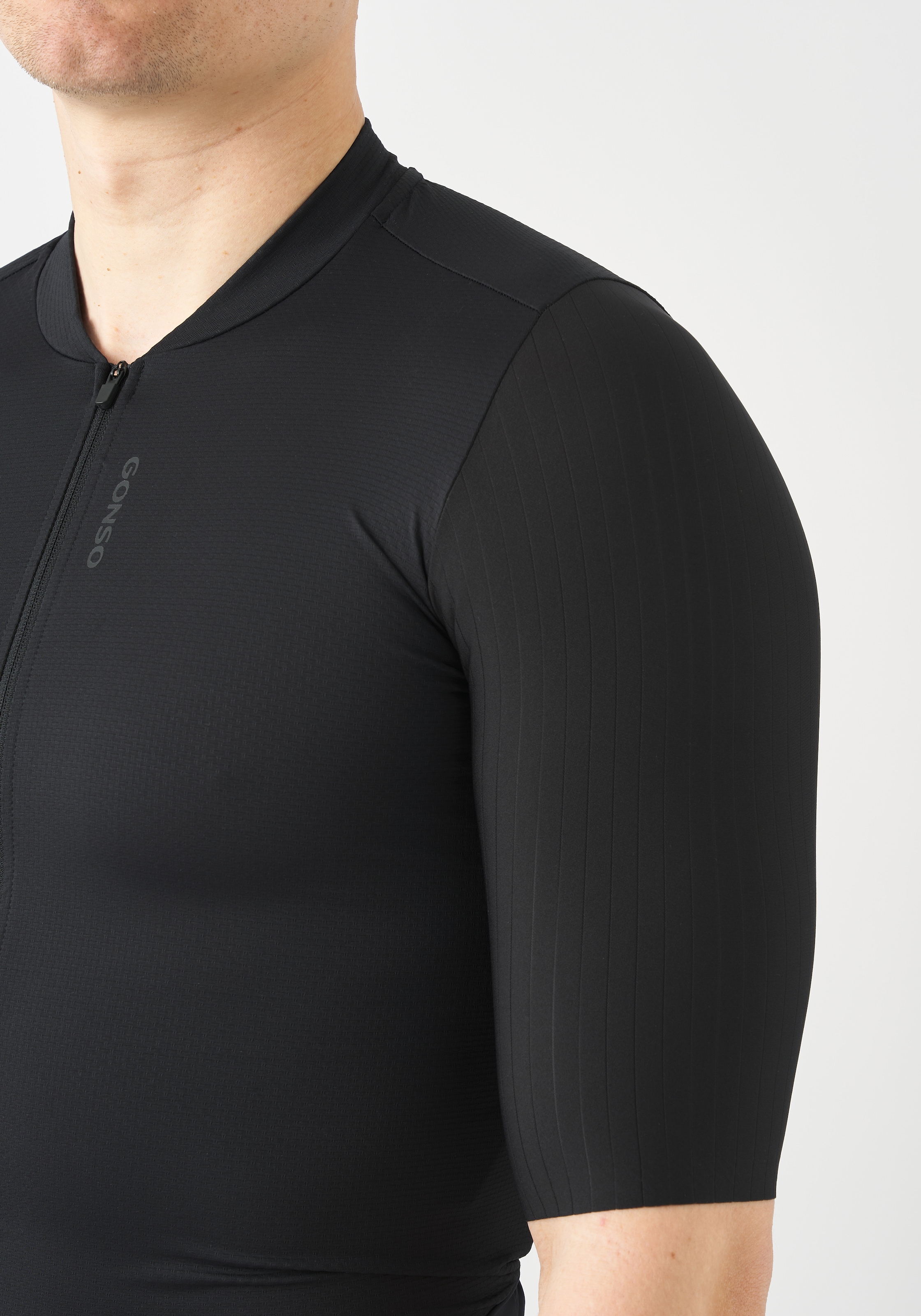 Gonso Radtrikot »SITIVO Jersey Red M« Herren Fahrradtrikot kurzarm, atmungsaktives Trikot mit Rückentasche