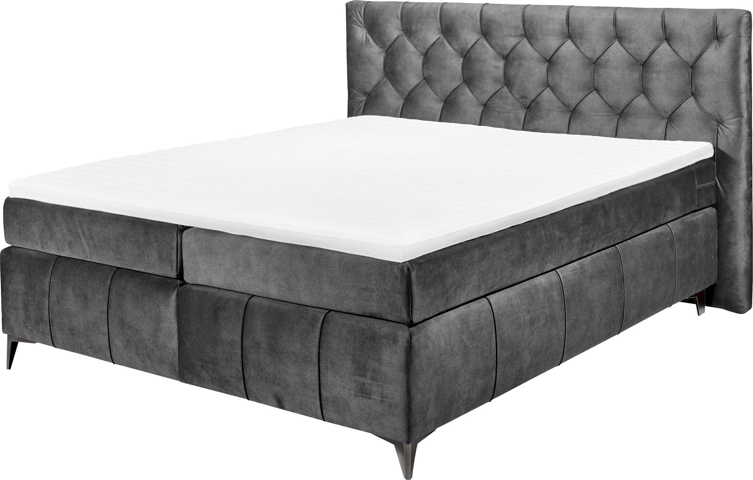 ED EXCITING DESIGN Lit boxspring »Pembroke« inkl. Topper