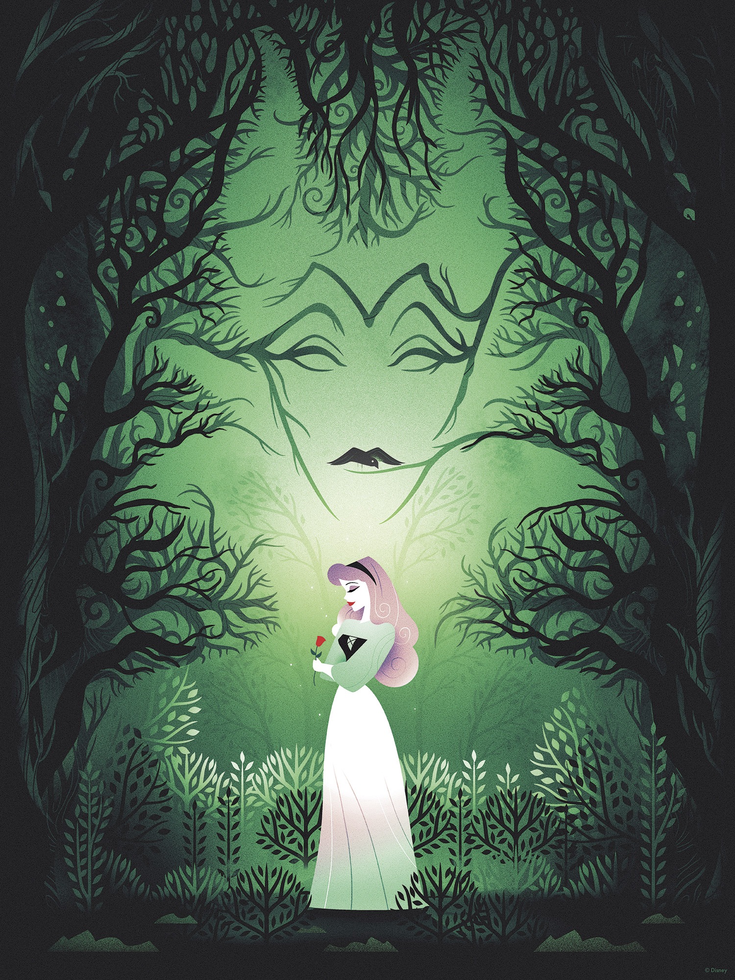 Komar Wandbild »Disney Sleeping Beauty Aurora Maleficent« Disney Set, 1 Stk. tlg. 30 x 40 cm (Breite x Höhe) - Kinderzimmer, Dekoration