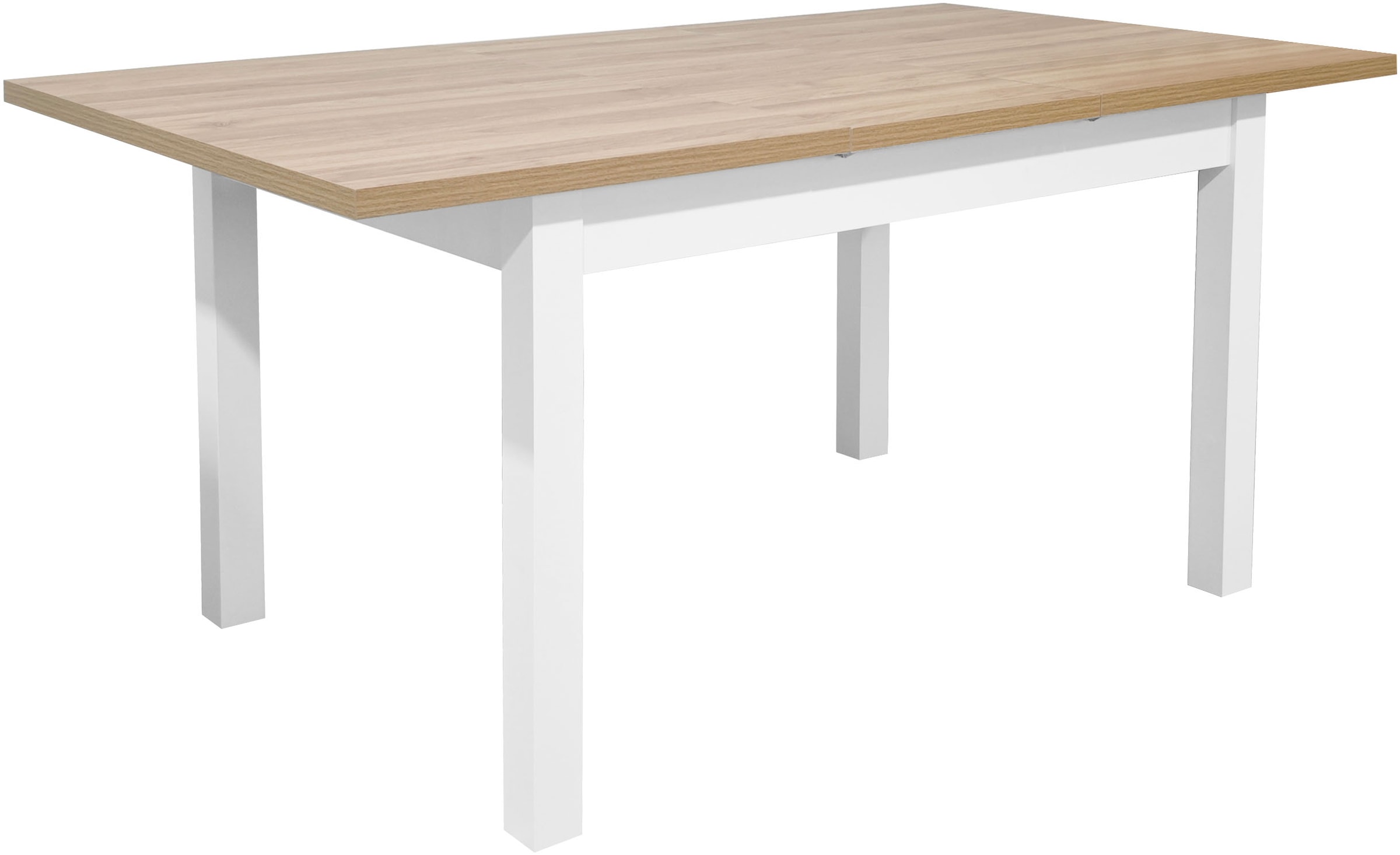 GOODproduct Esstisch »Ismund« aus Melamin und MDF Holz, Auszugsfunktion, Breite 120 oder 160 cm