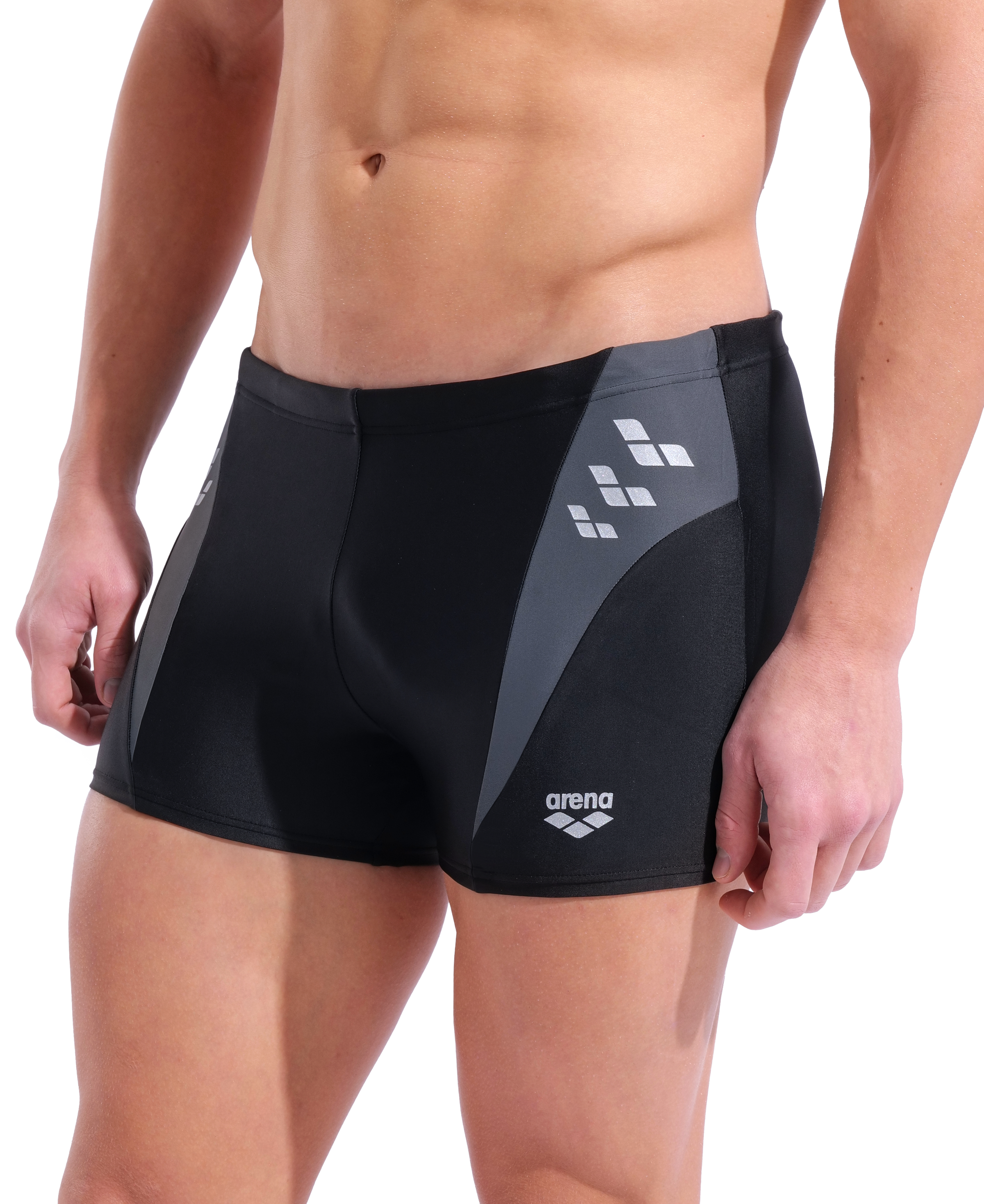 Arena Badeshorts »M ARENA STEPLOGO SWIM SHORT« mit sportlichem Schnitt, aus Stretchmaterial