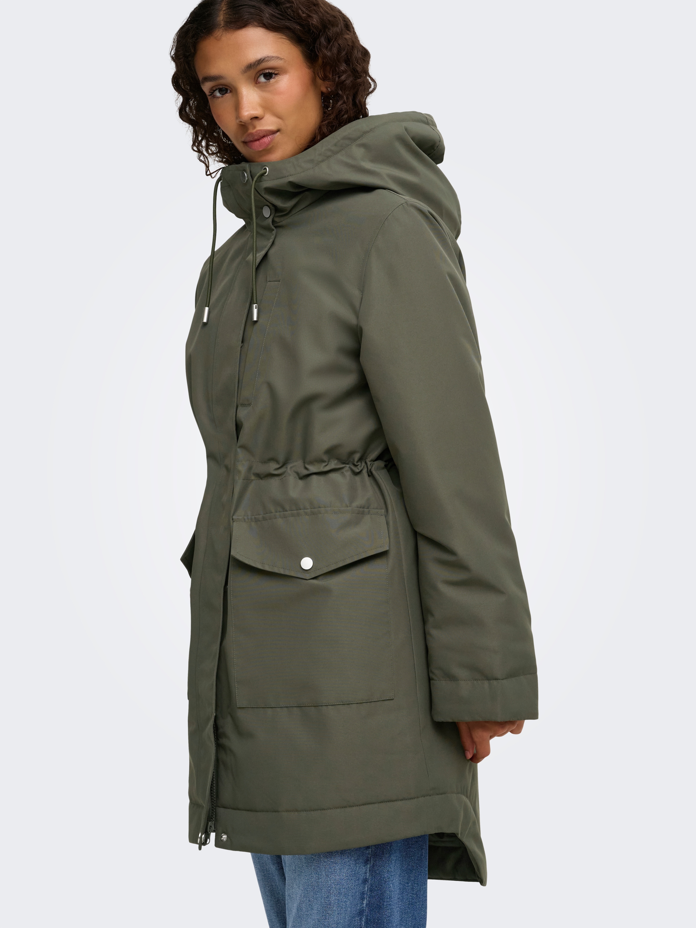 JDY Parka »JDYVALENCIA PARKA COAT OTW SIJ« avec capuche Polyester