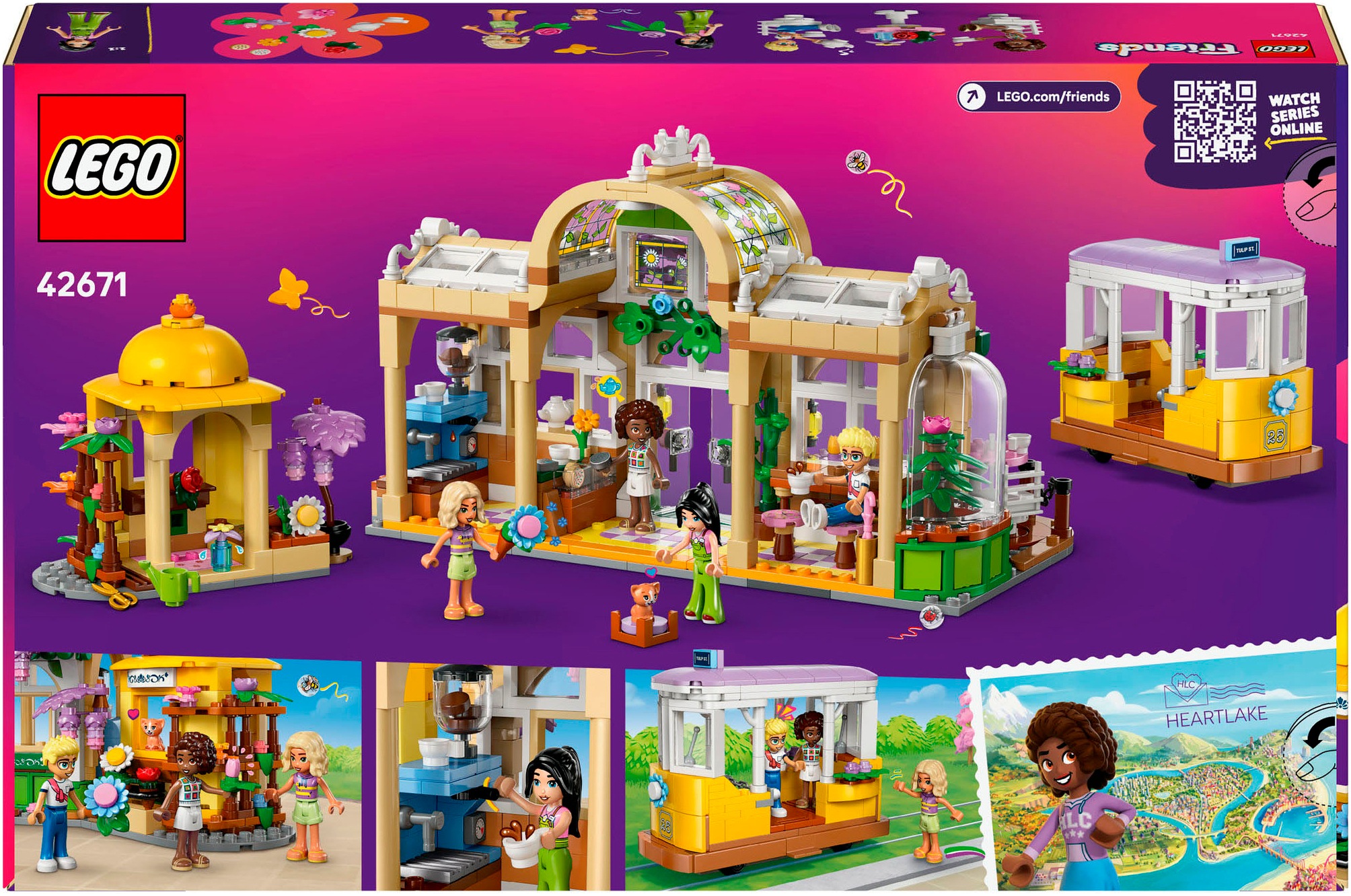 LEGO® Pions de construction »Pflanzencafé und Blumenkiosk (42671), LEGO Friends« Made in Europe