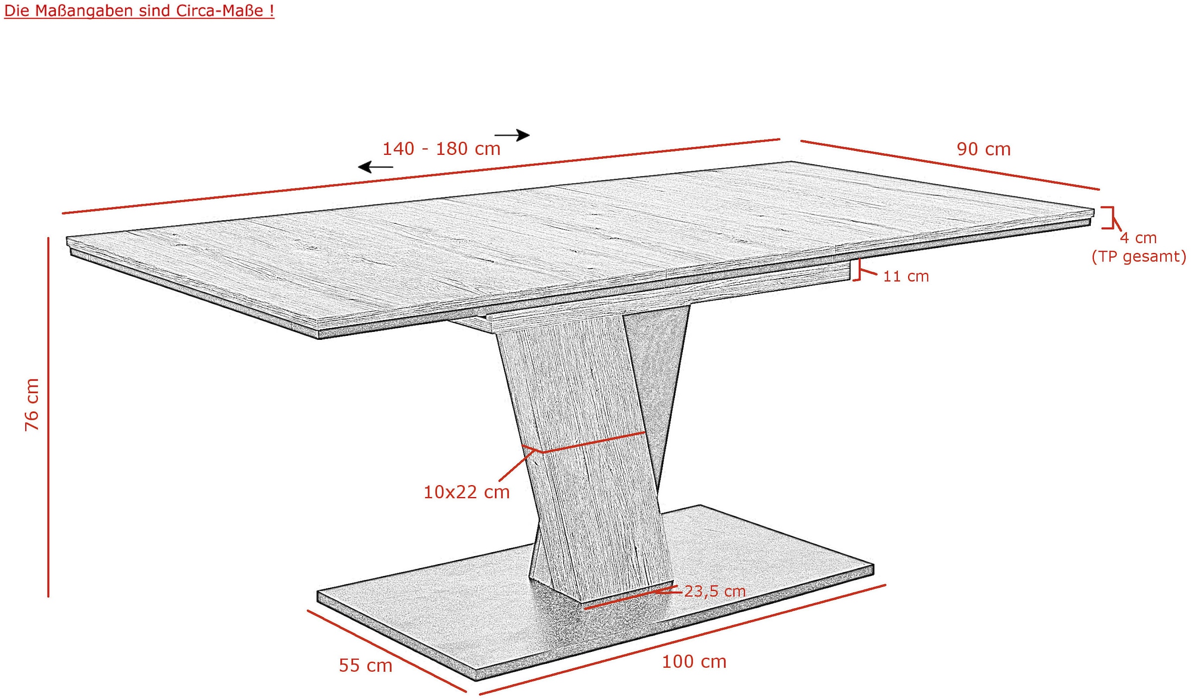 HELA Essgruppe »BEKE« Set, 5 Stk. tlg. Mit Synchronauszug, Freischwinger XL Sitzbreite, Federkorb, Griff