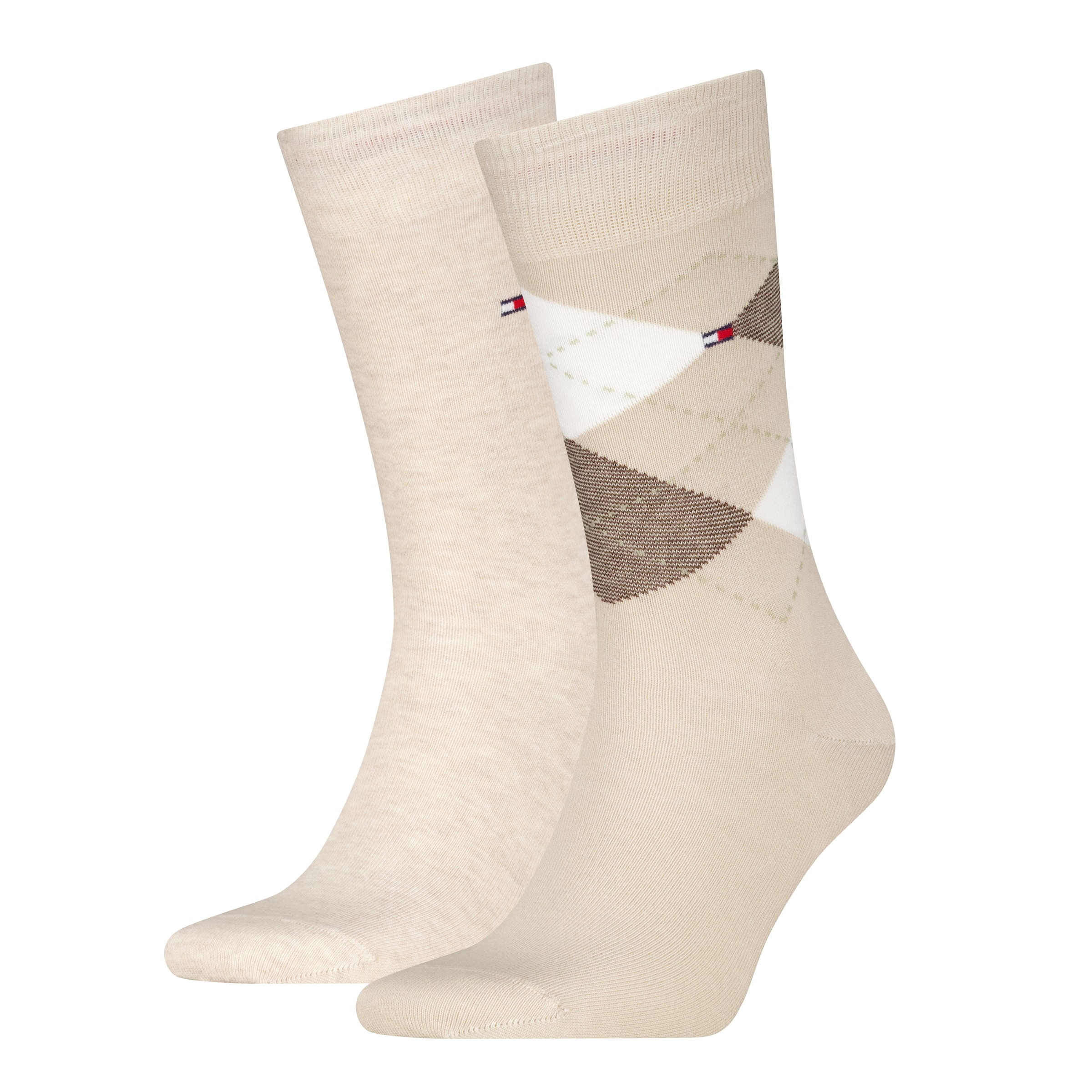 Tommy Hilfiger Socken »TH MEN SOCK CHECK 2P« 2 Paar, 2 Paar tlg. mit klassischem Argyle-Design,