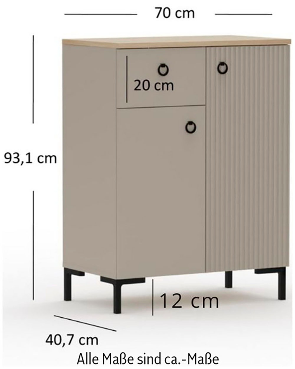 Home affaire Ensemble de vestiaires »Luminara« Komplett-Set, 5 cuis tlg.